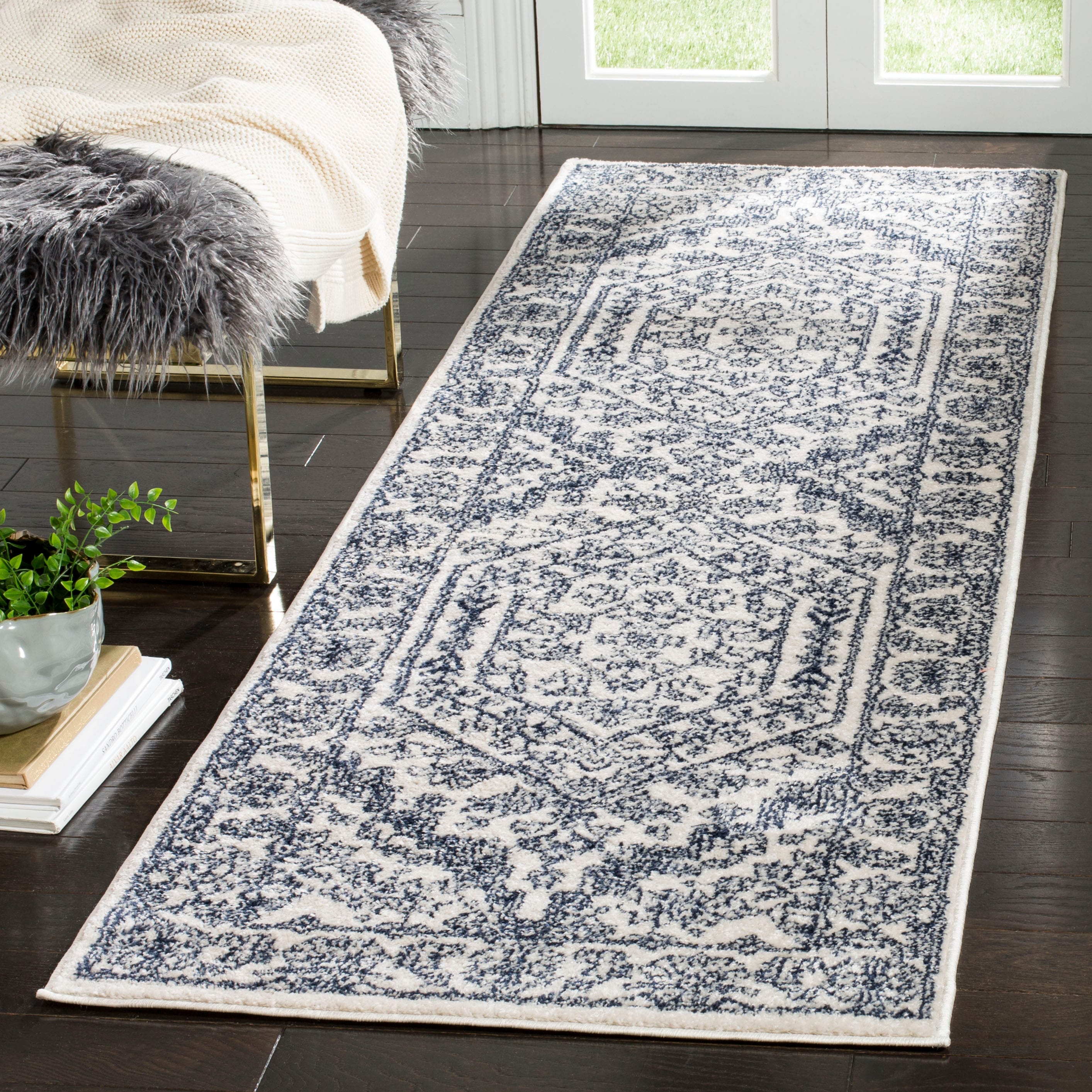 Tapis médaillon oriental rustique Adirondack Sian de SAFAVIEH