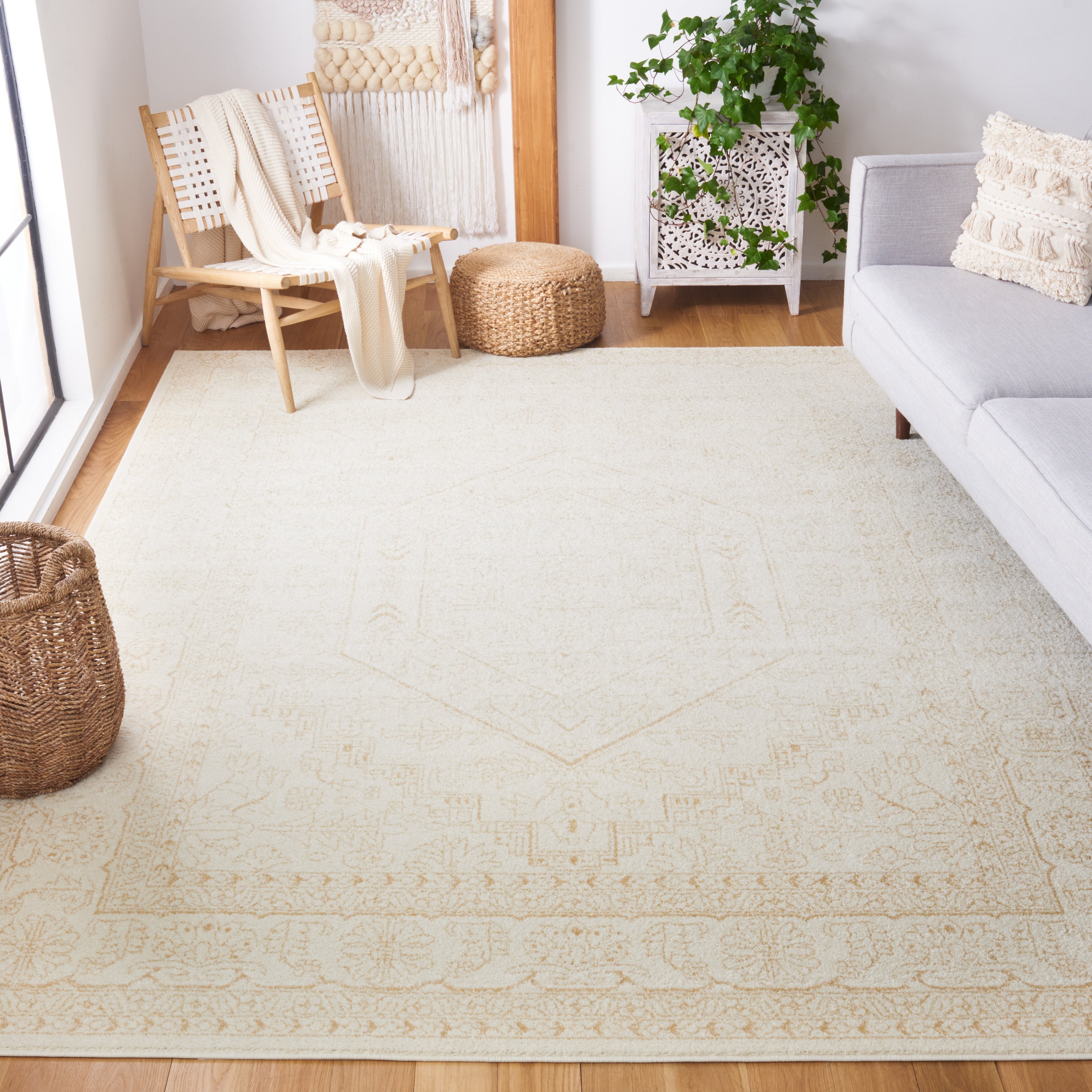 Tapis médaillon oriental rustique Adirondack Sian de SAFAVIEH
