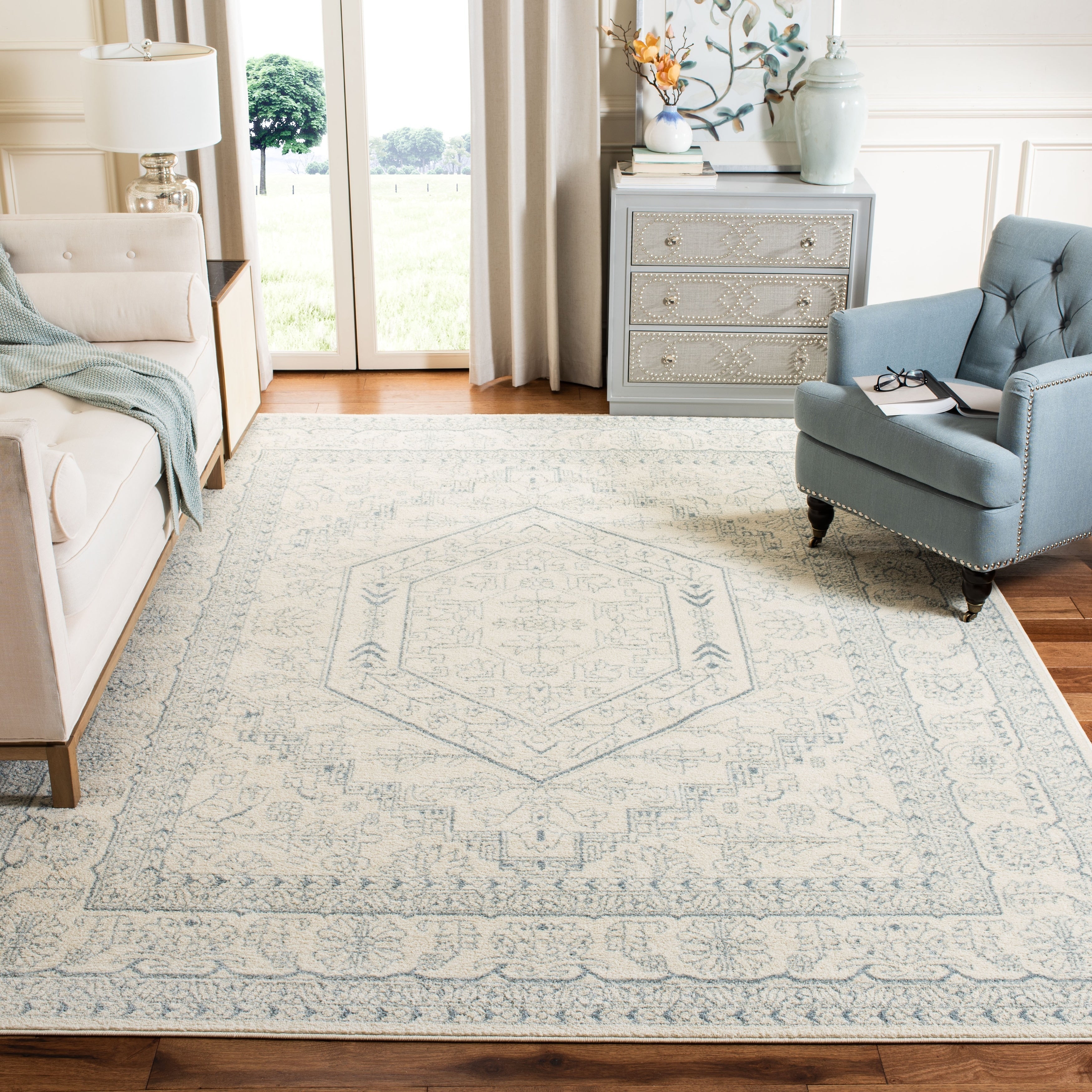 Tapis médaillon oriental rustique Adirondack Sian de SAFAVIEH