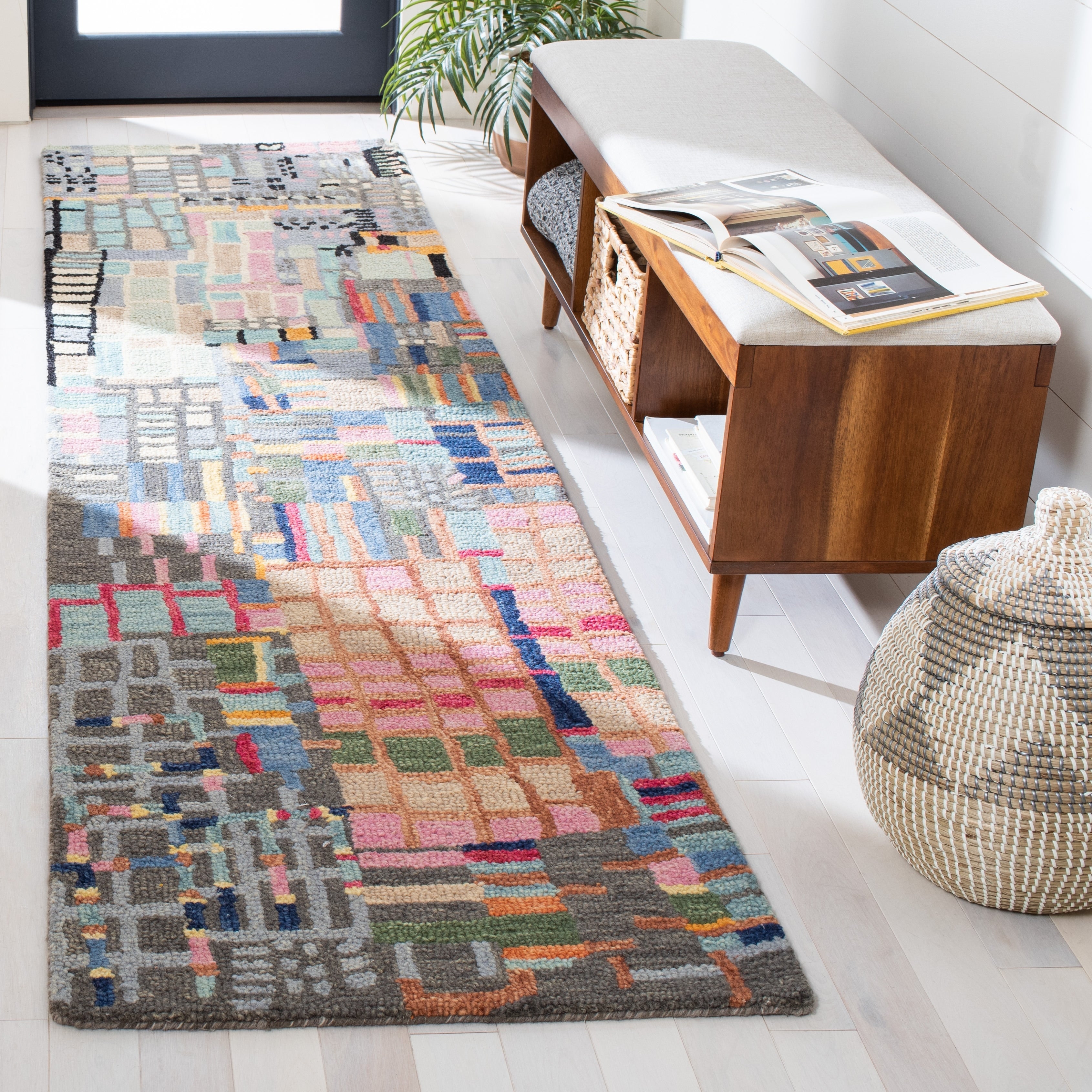 Tapis en laine abstrait bohème SAFAVIEH Aspen Anemone