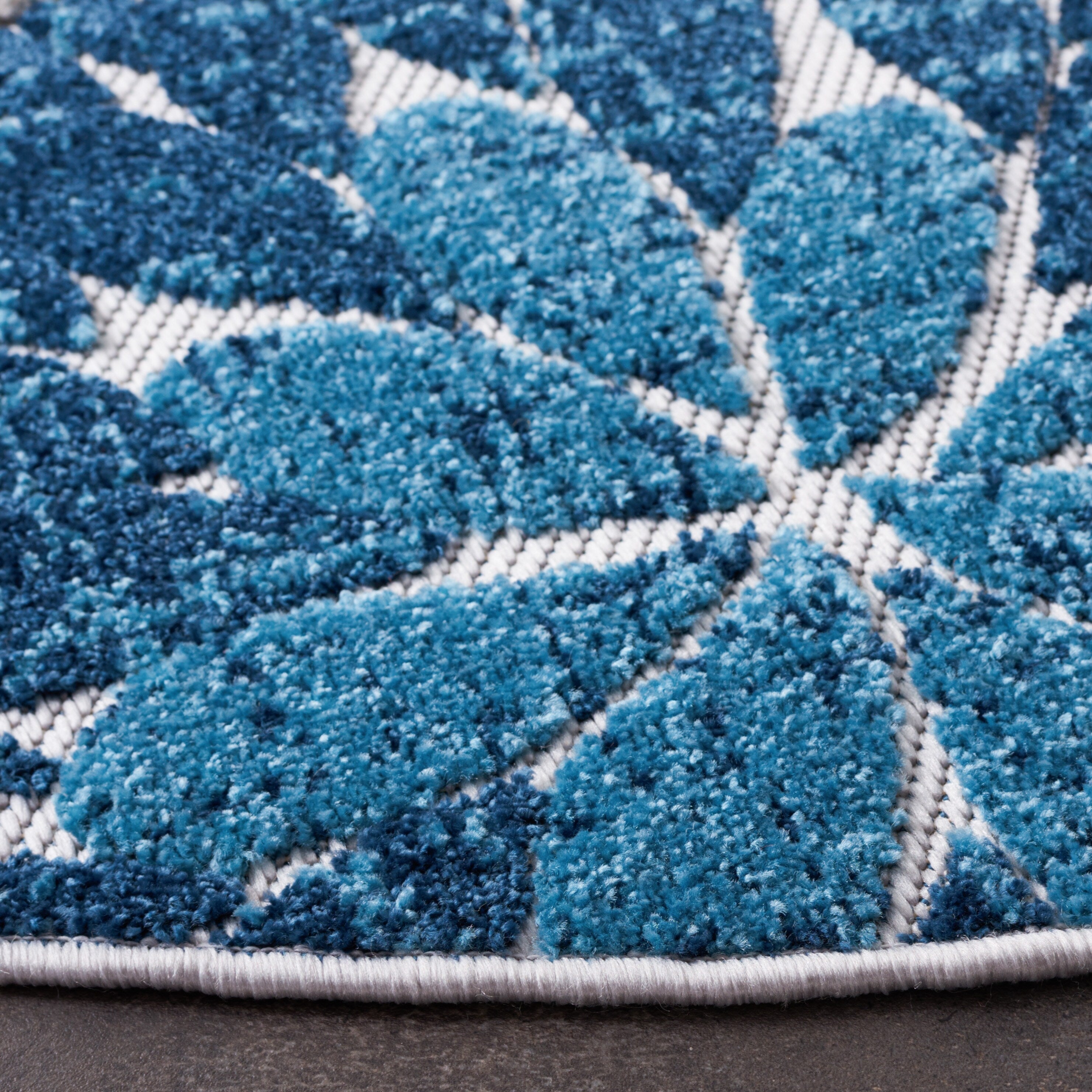 SAFAVIEH Tapis floral de patio imperméable intérieur/extérieur Cabana Hillechien