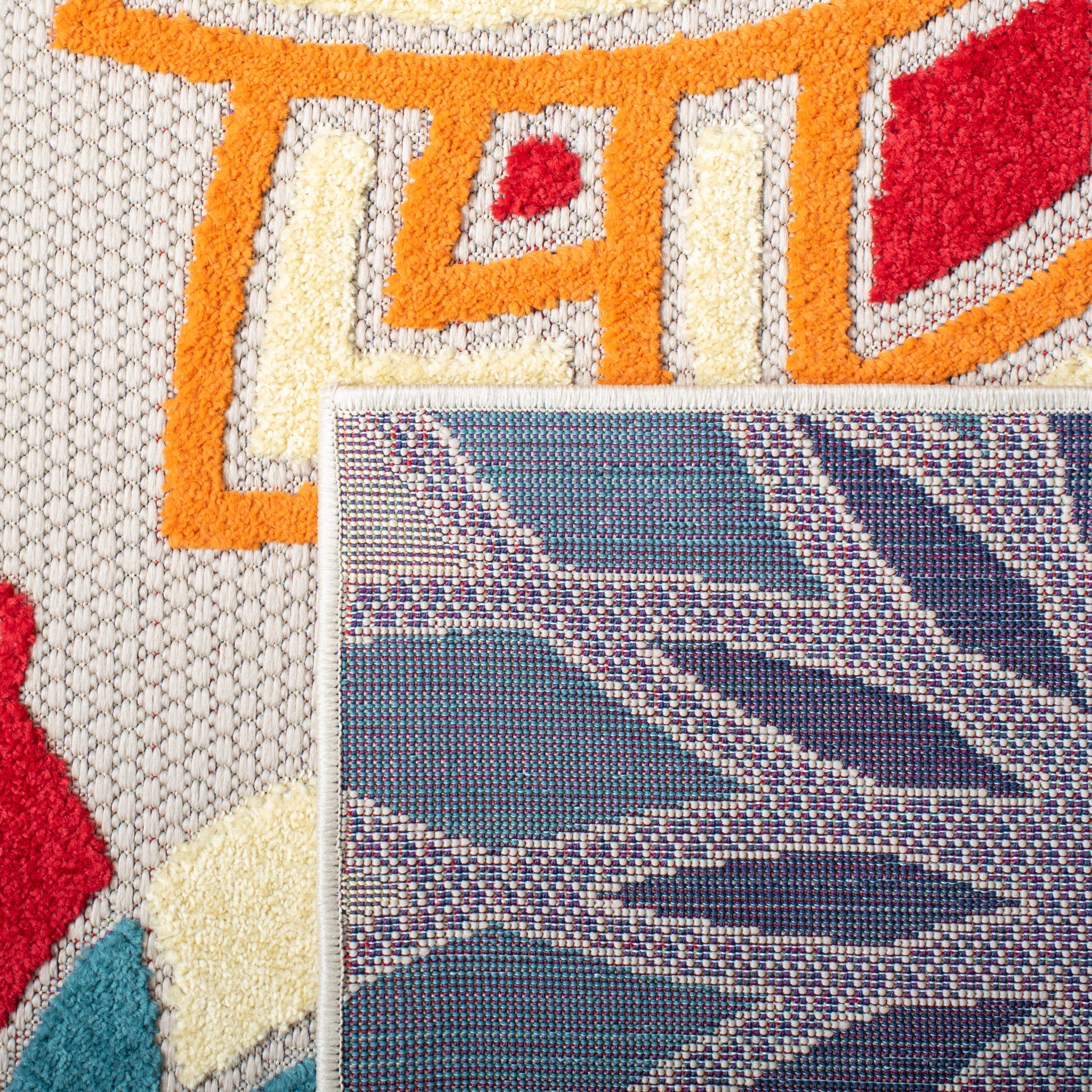 Tapis de patio imperméable à motif floral pour intérieur/extérieur SAFAVIEH Cabana Ingke