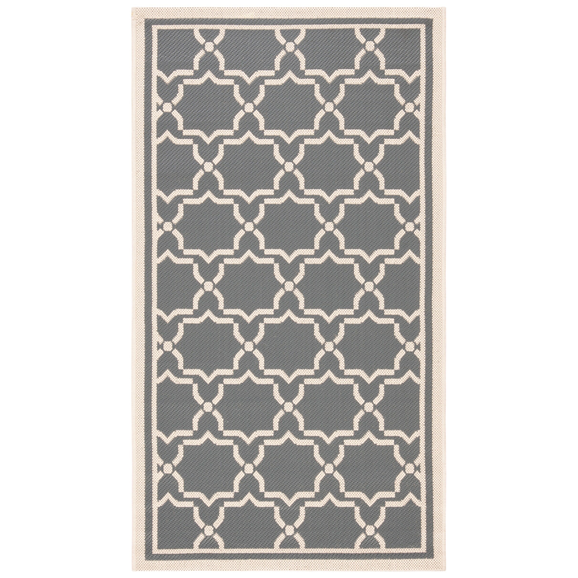 Tapis de jardin imperméable pour intérieur/extérieur SAFAVIEH Courtyard Gulsin