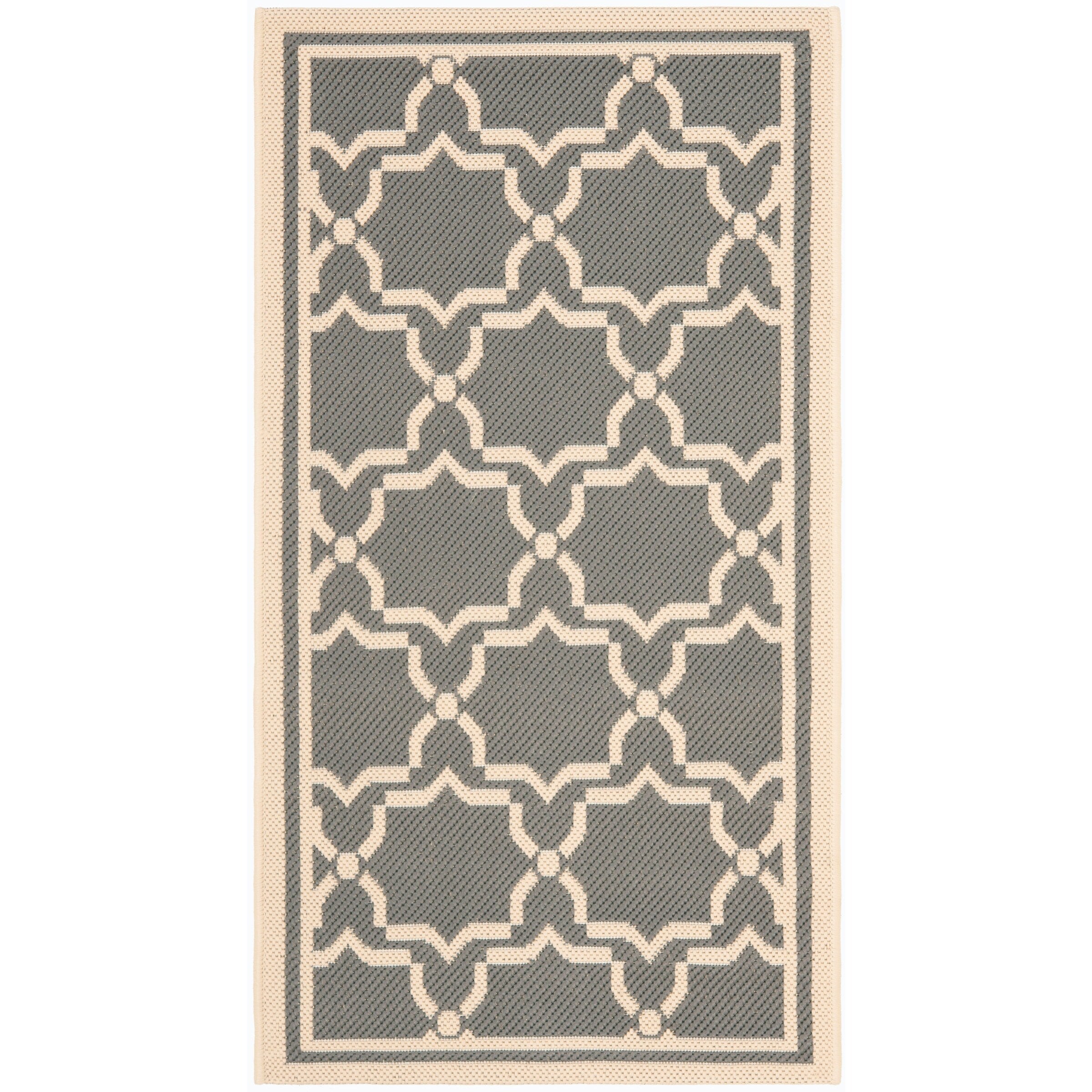 Tapis de jardin imperméable pour intérieur/extérieur SAFAVIEH Courtyard Gulsin