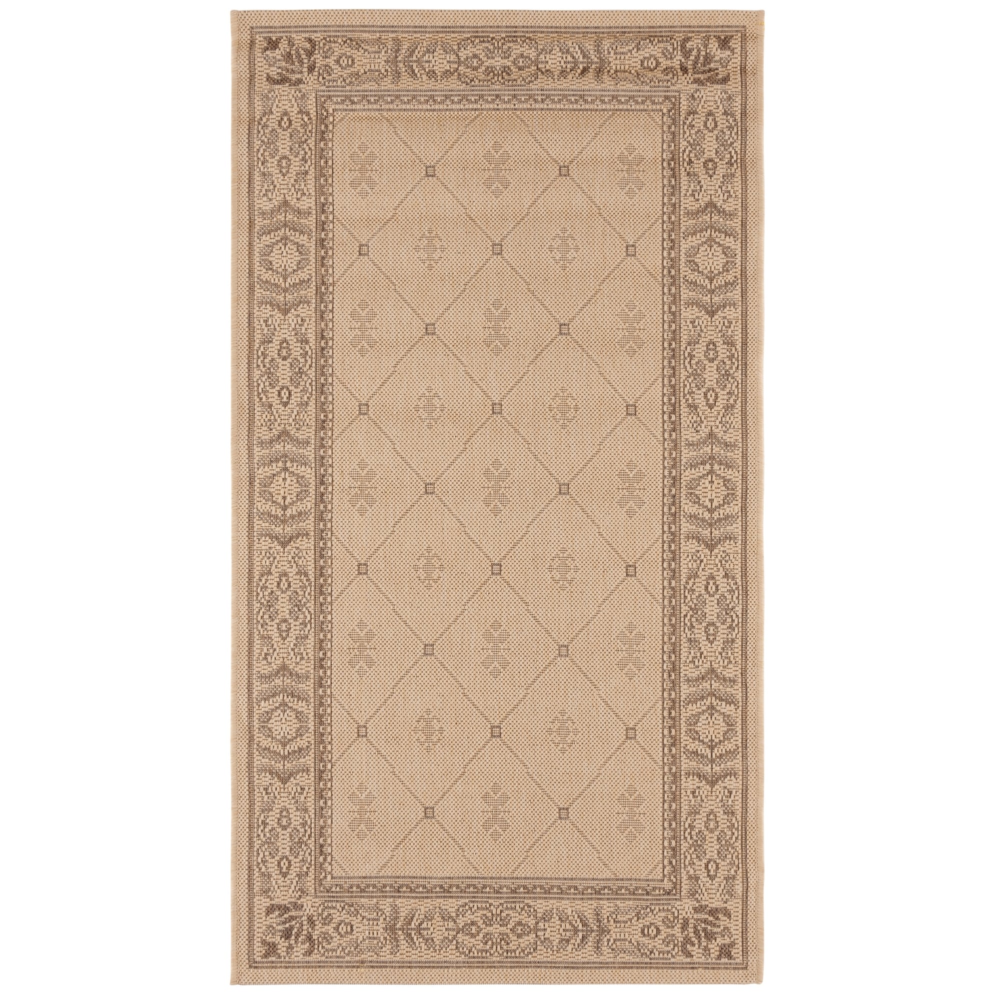 Tapis de jardin imperméable pour intérieur/extérieur SAFAVIEH Courtyard Hendrina