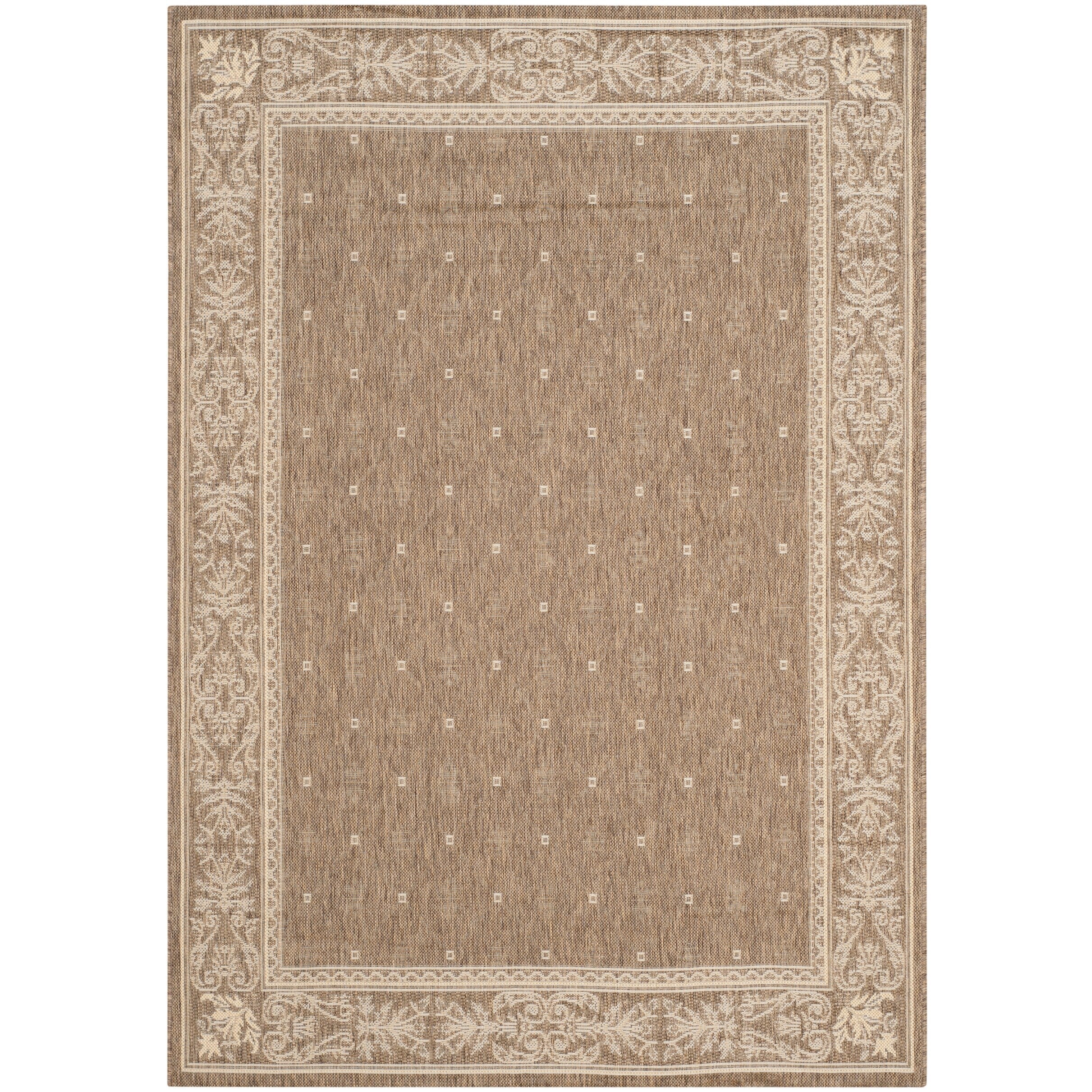 Tapis de jardin imperméable pour intérieur/extérieur SAFAVIEH Courtyard Hendrina