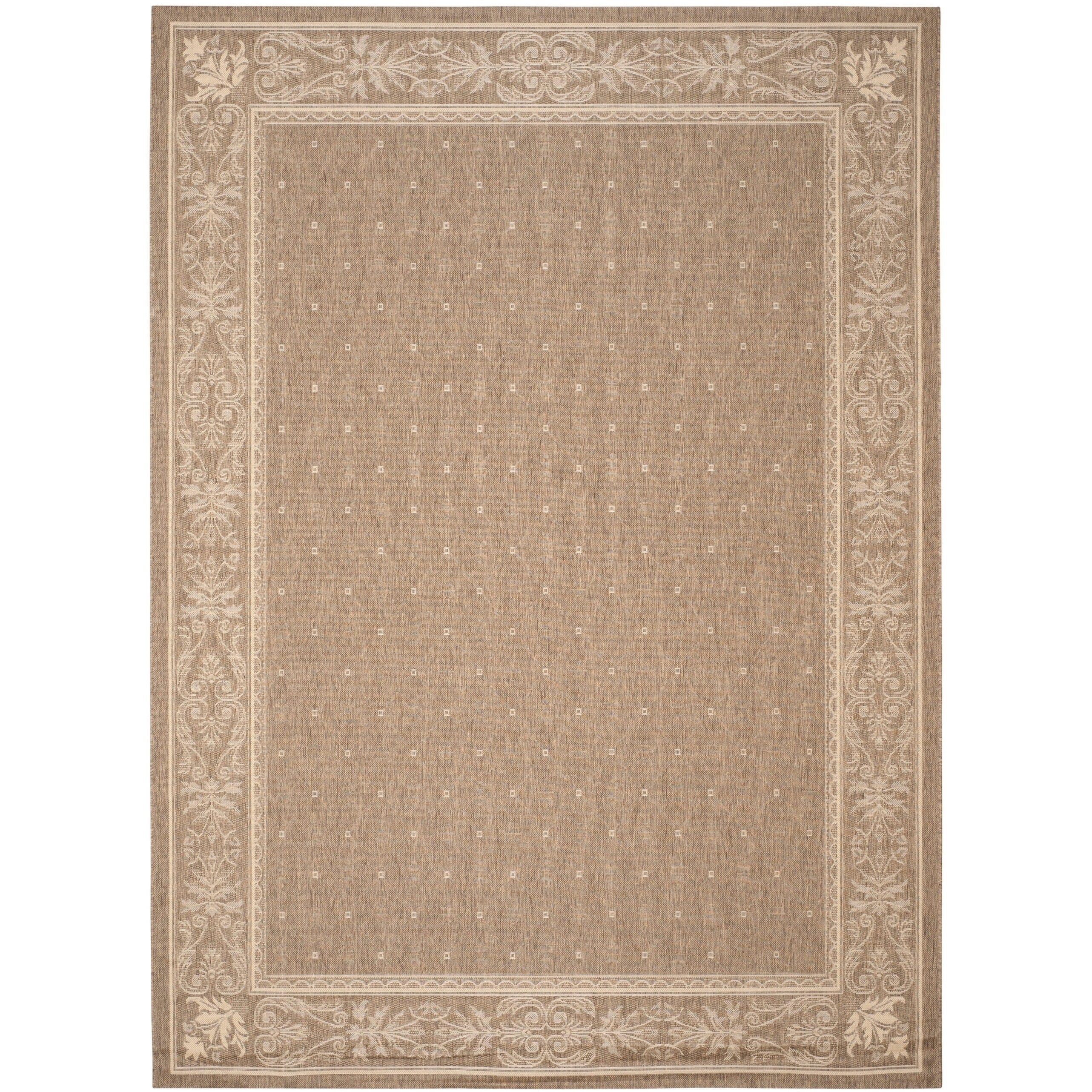 Tapis de jardin imperméable pour intérieur/extérieur SAFAVIEH Courtyard Hendrina