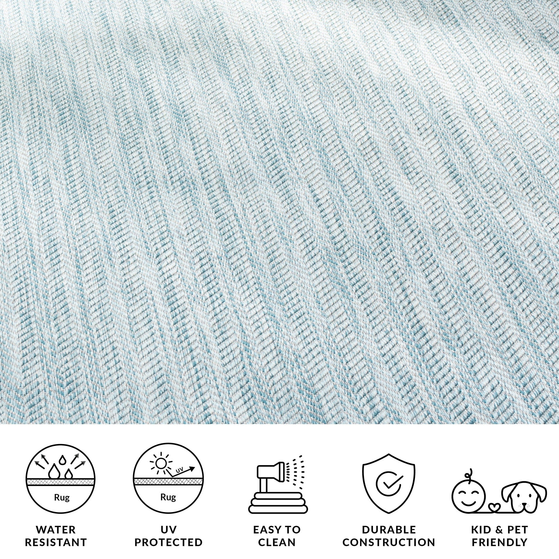 Tapis de jardin imperméable pour intérieur/extérieur SAFAVIEH Courtyard Ilmur