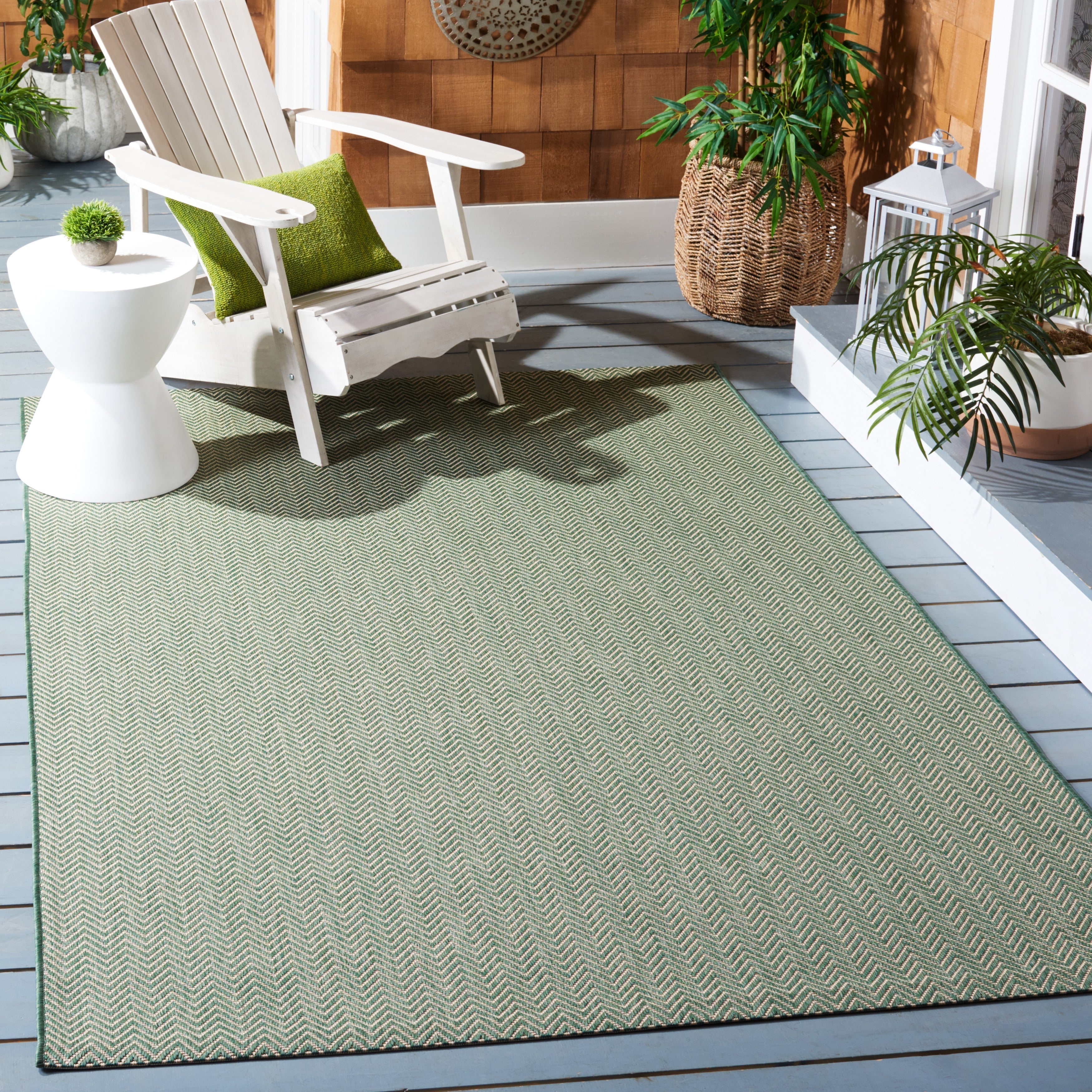 Tapis de jardin imperméable pour intérieur/extérieur SAFAVIEH Courtyard Ilmur