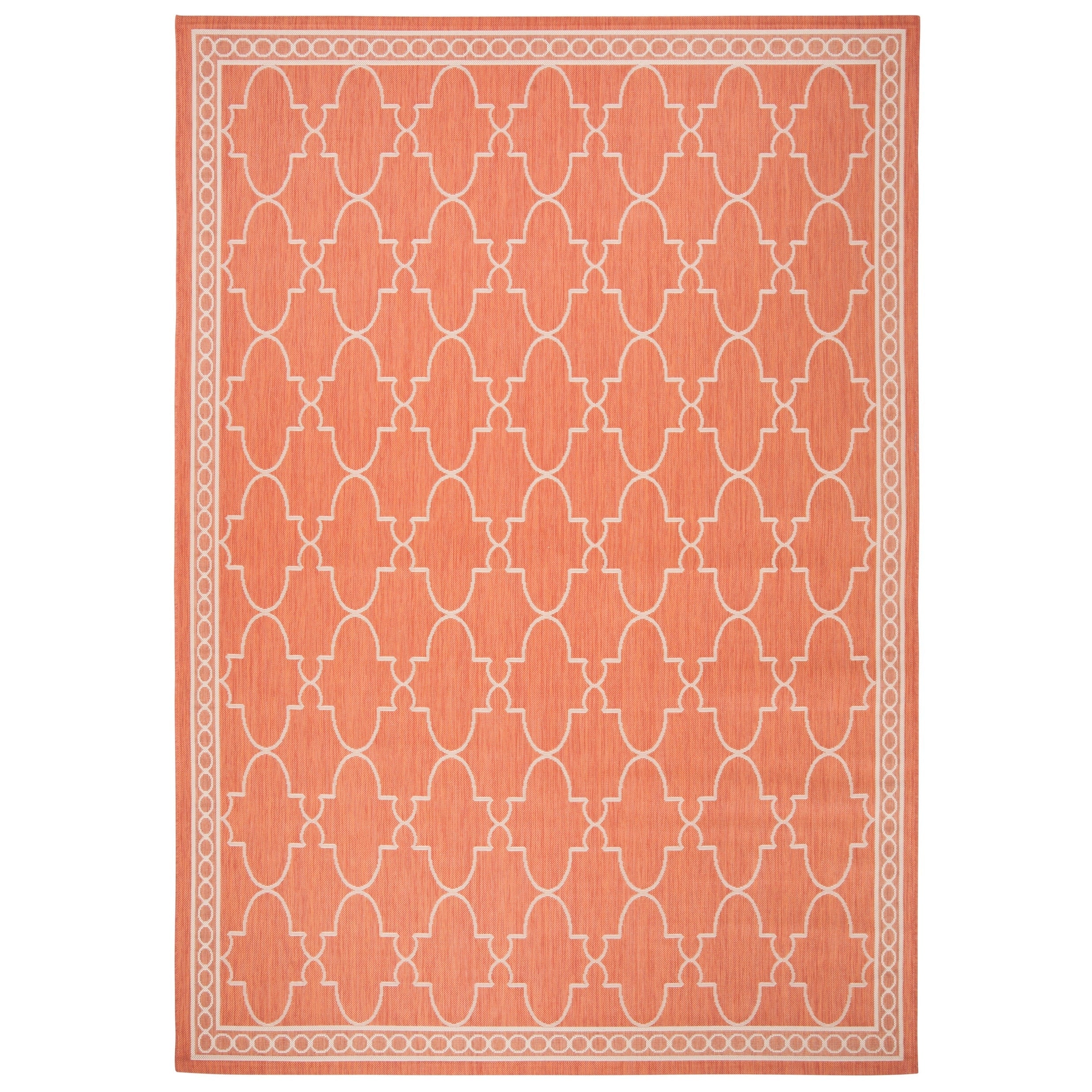 Tapis de jardin imperméable pour intérieur/extérieur SAFAVIEH Courtyard Janell Treillis