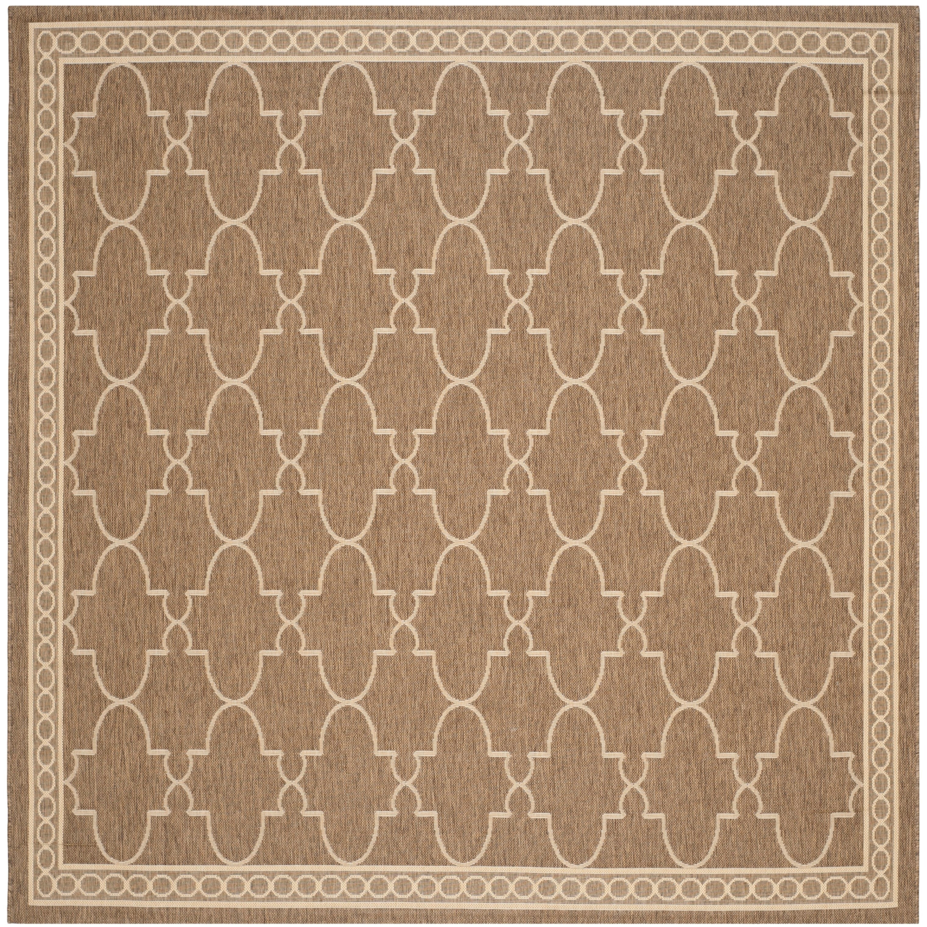 Tapis de jardin imperméable pour intérieur/extérieur SAFAVIEH Courtyard Janell Treillis