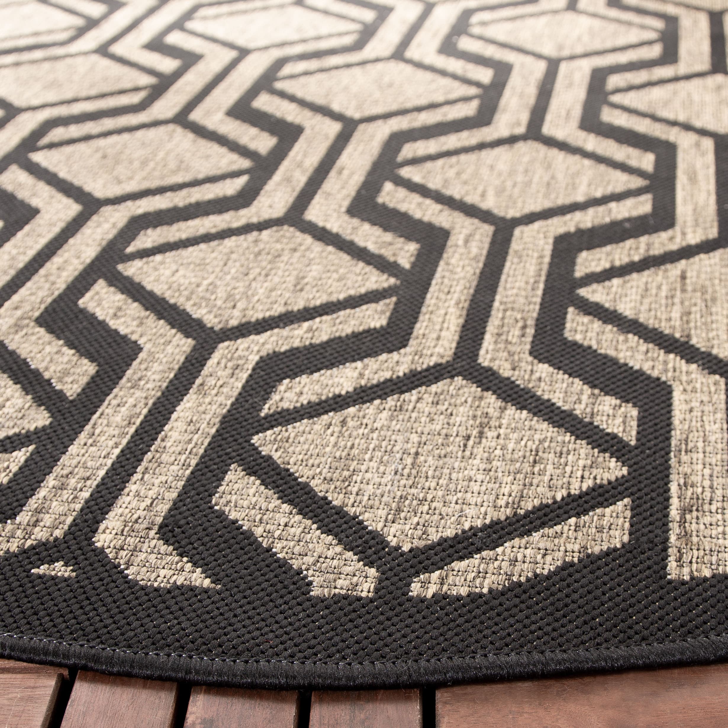 Tapis de jardin imperméable pour intérieur/extérieur SAFAVIEH Courtyard Jeanine