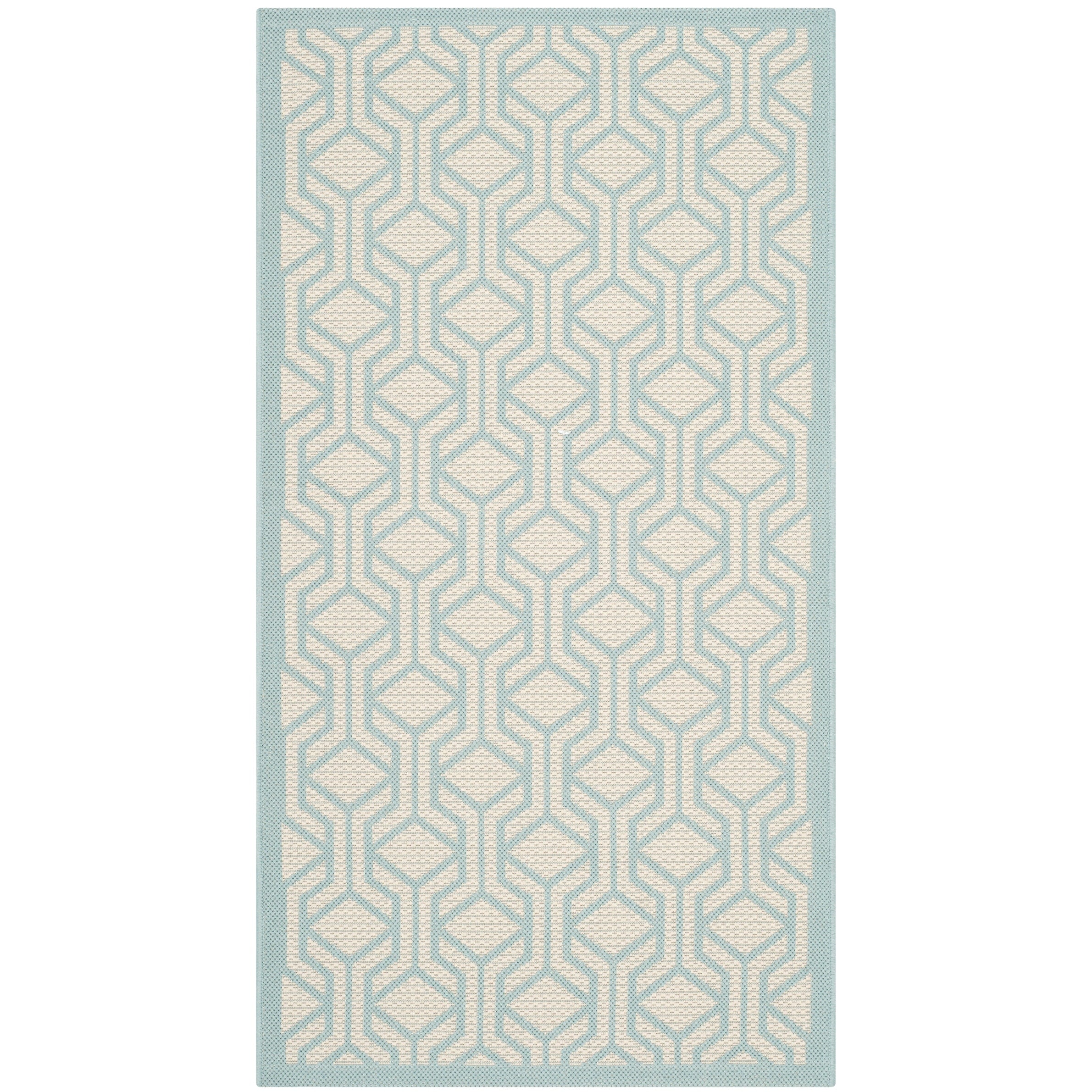 Tapis de jardin imperméable pour intérieur/extérieur SAFAVIEH Courtyard Jeanine