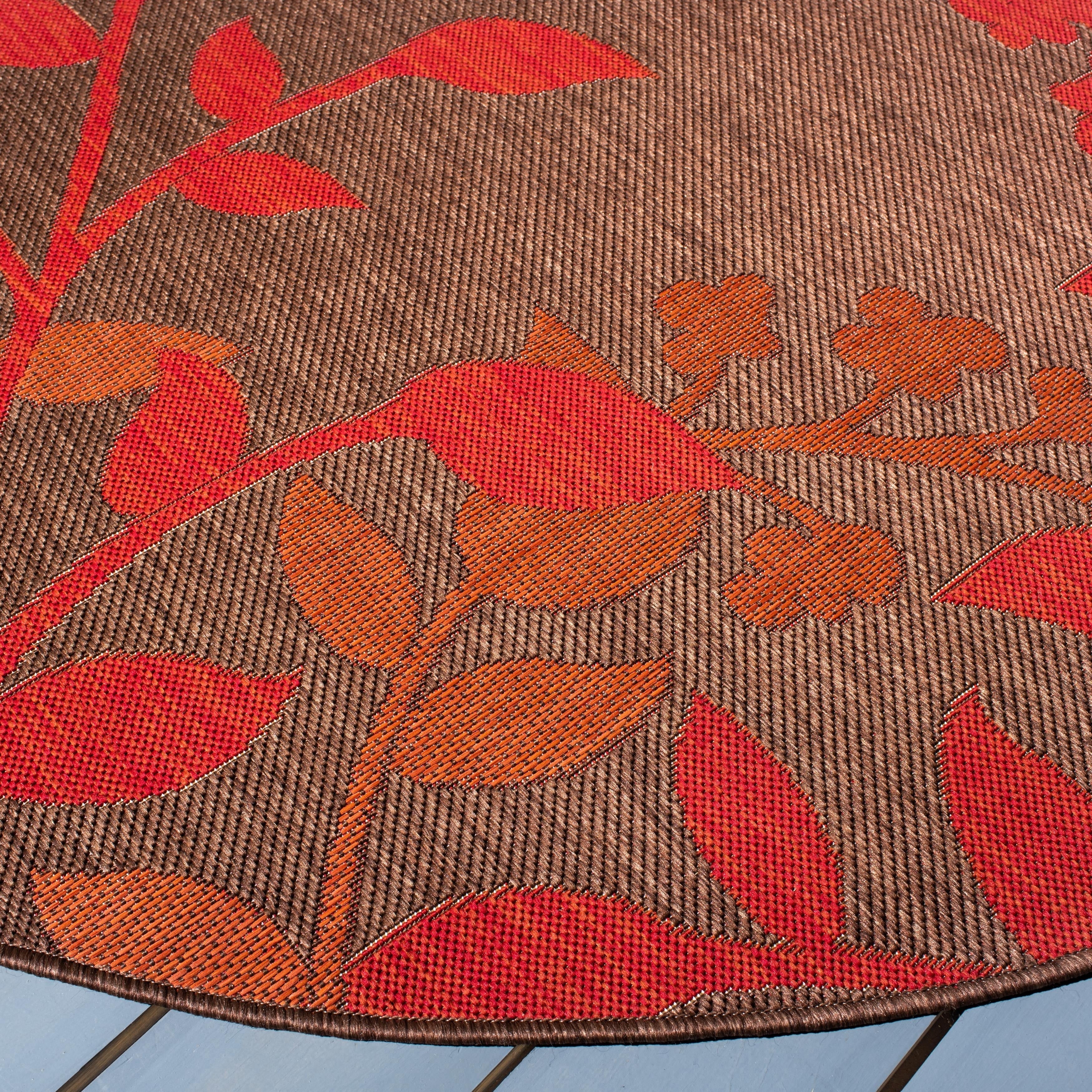 Tapis de jardin imperméable d'intérieur/extérieur SAFAVIEH Courtyard Luann Botanical