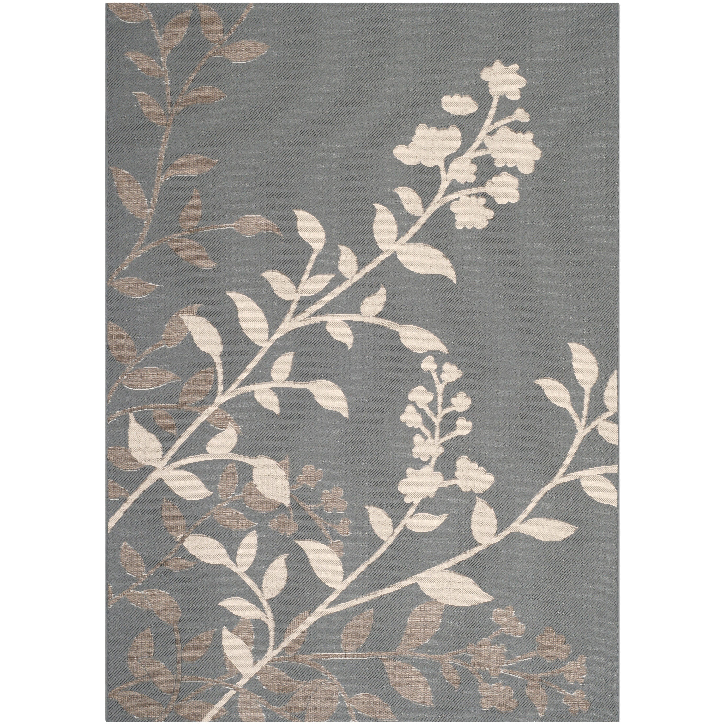 Tapis de jardin imperméable d'intérieur/extérieur SAFAVIEH Courtyard Luann Botanical