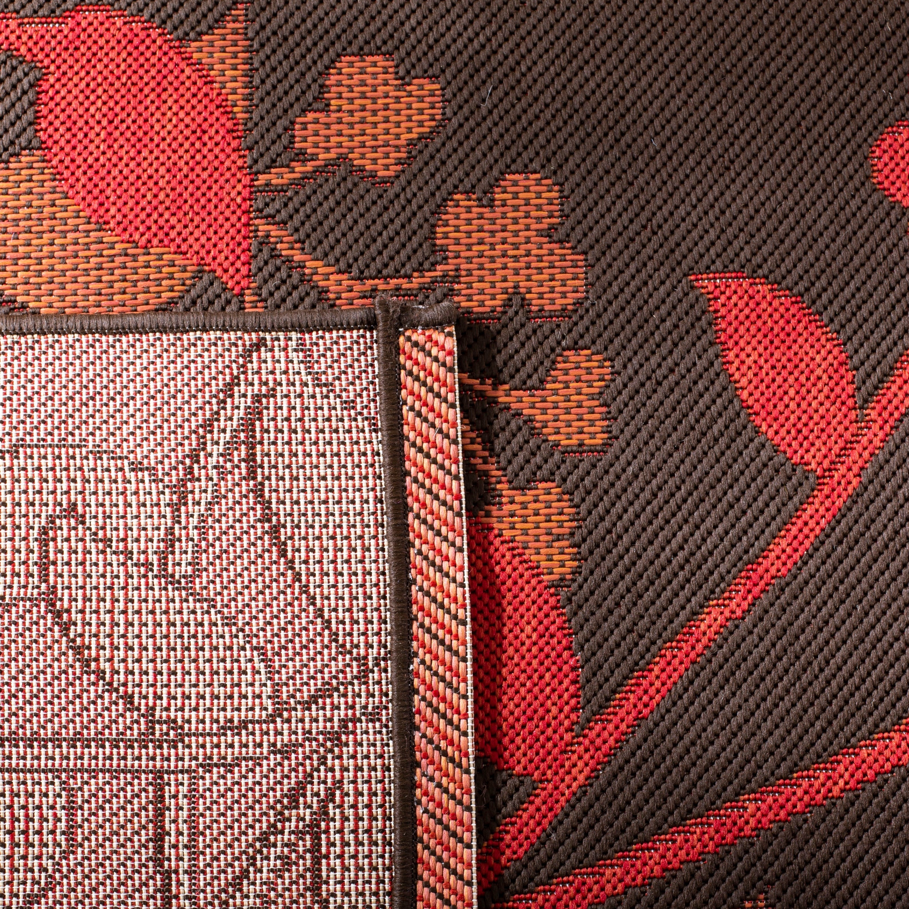 Tapis de jardin imperméable d'intérieur/extérieur SAFAVIEH Courtyard Luann Botanical