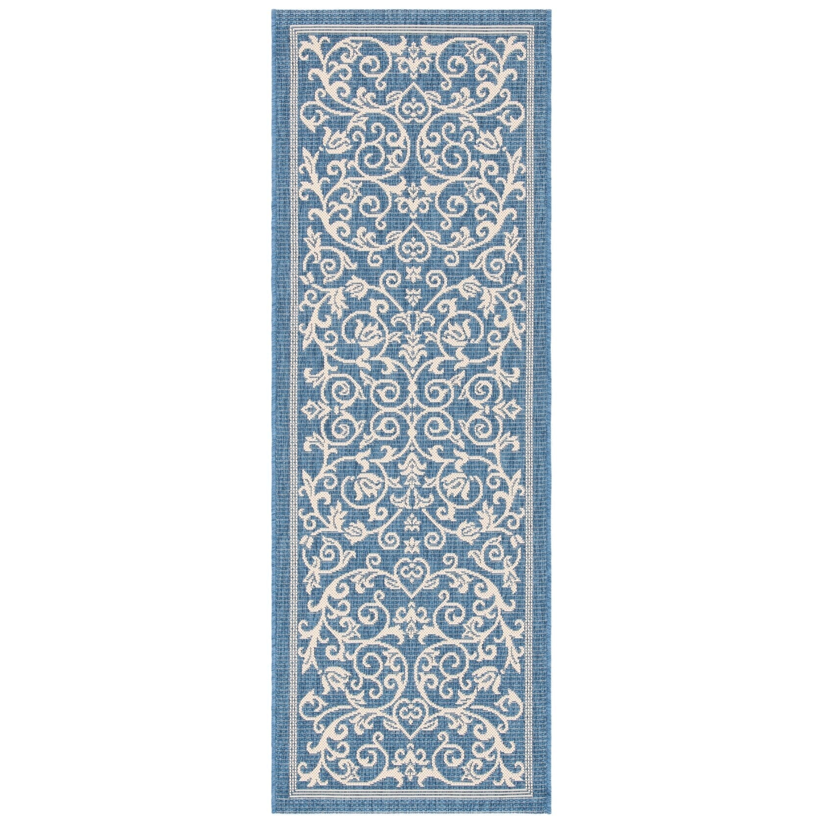 Tapis de jardin imperméable d'intérieur/extérieur SAFAVIEH Courtyard Miljeta