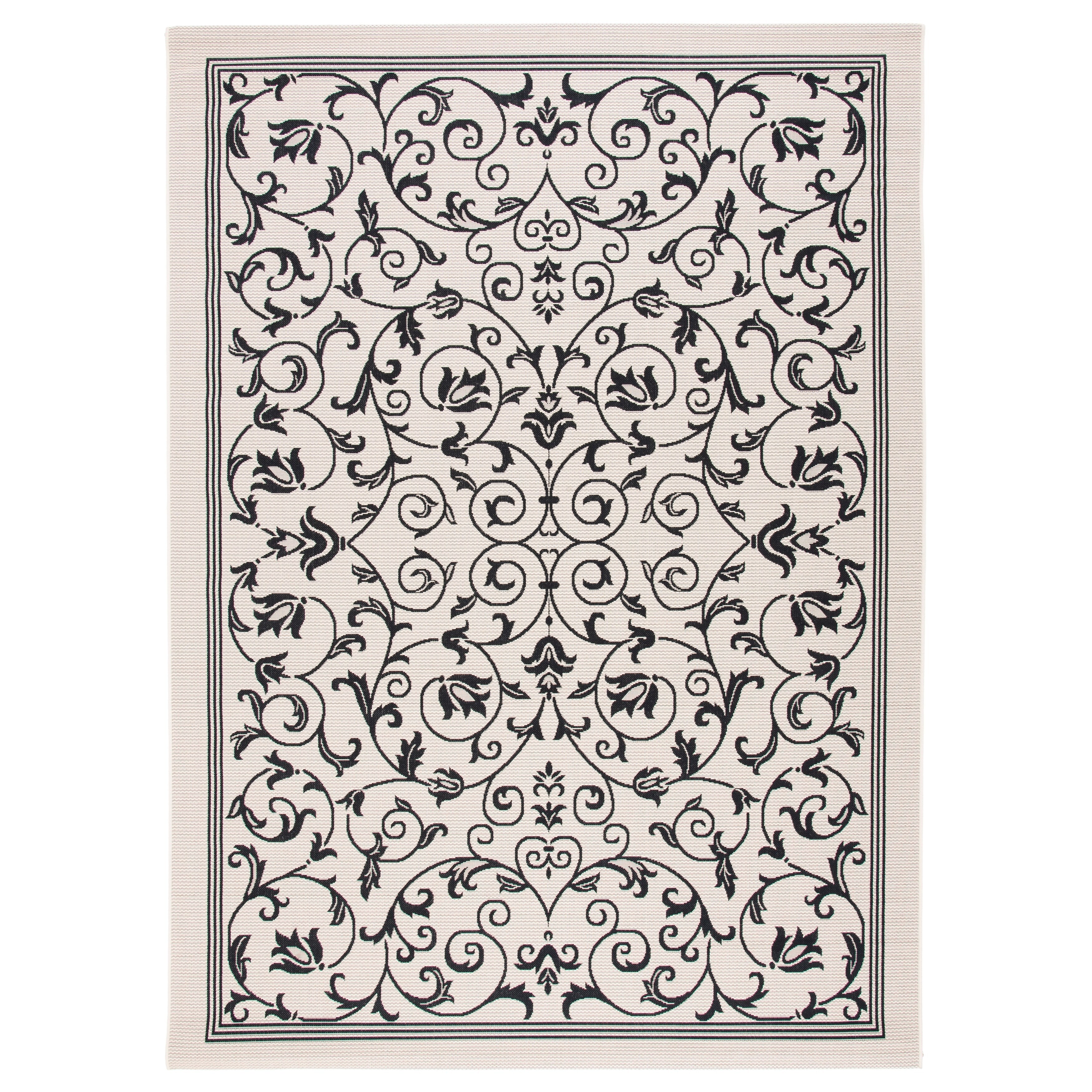 Tapis de jardin imperméable d'intérieur/extérieur SAFAVIEH Courtyard Miljeta