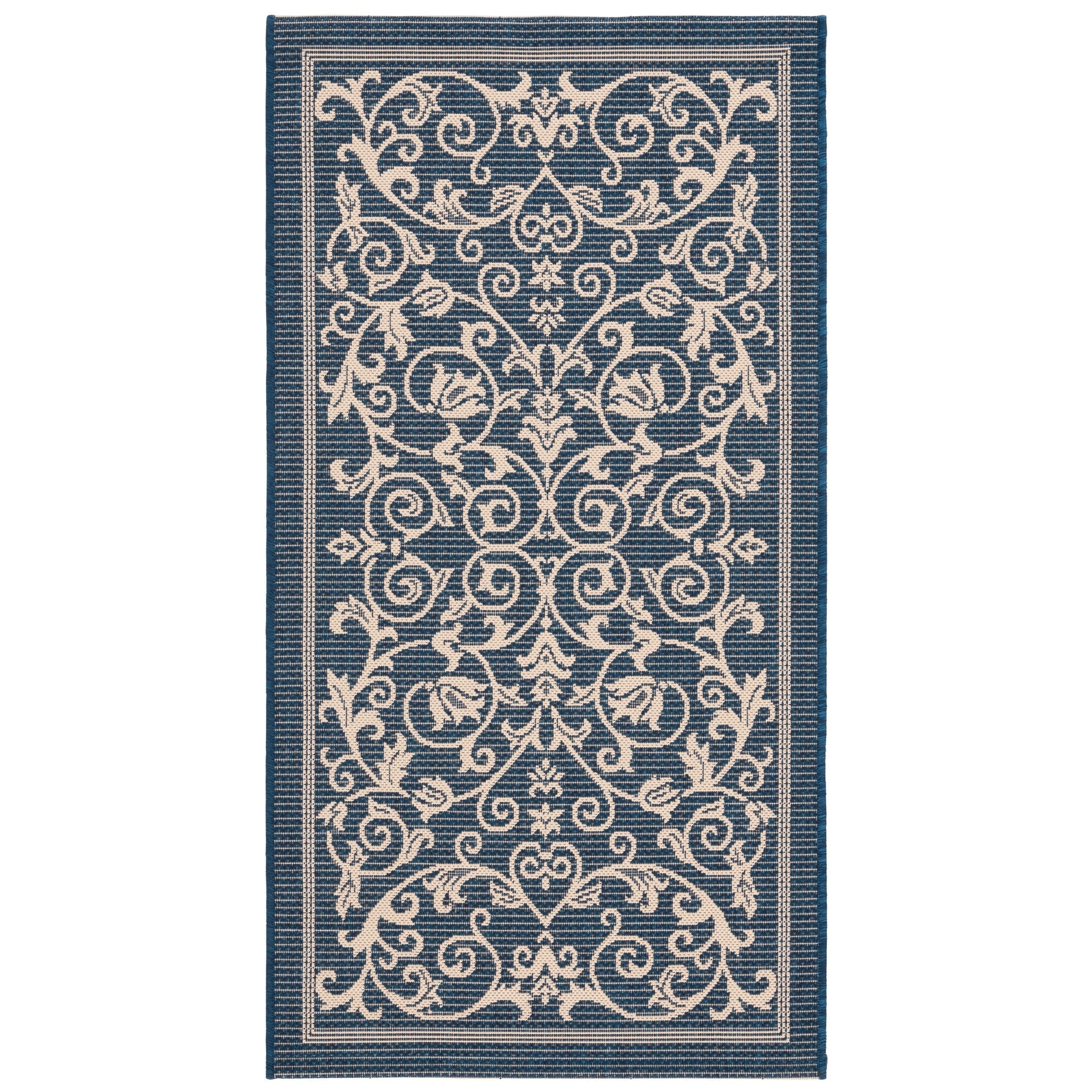 Tapis de jardin imperméable d'intérieur/extérieur SAFAVIEH Courtyard Miljeta