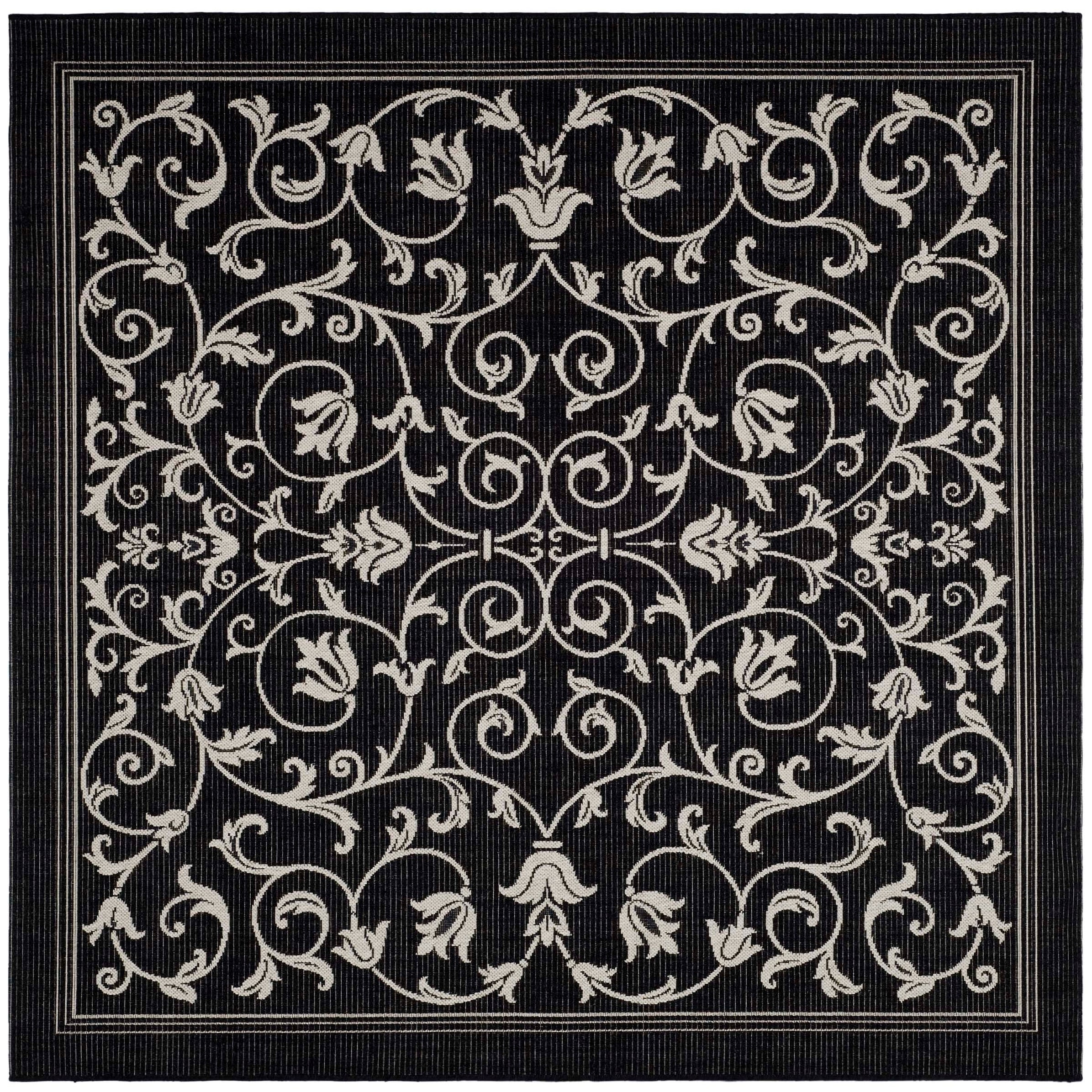 Tapis de jardin imperméable d'intérieur/extérieur SAFAVIEH Courtyard Miljeta