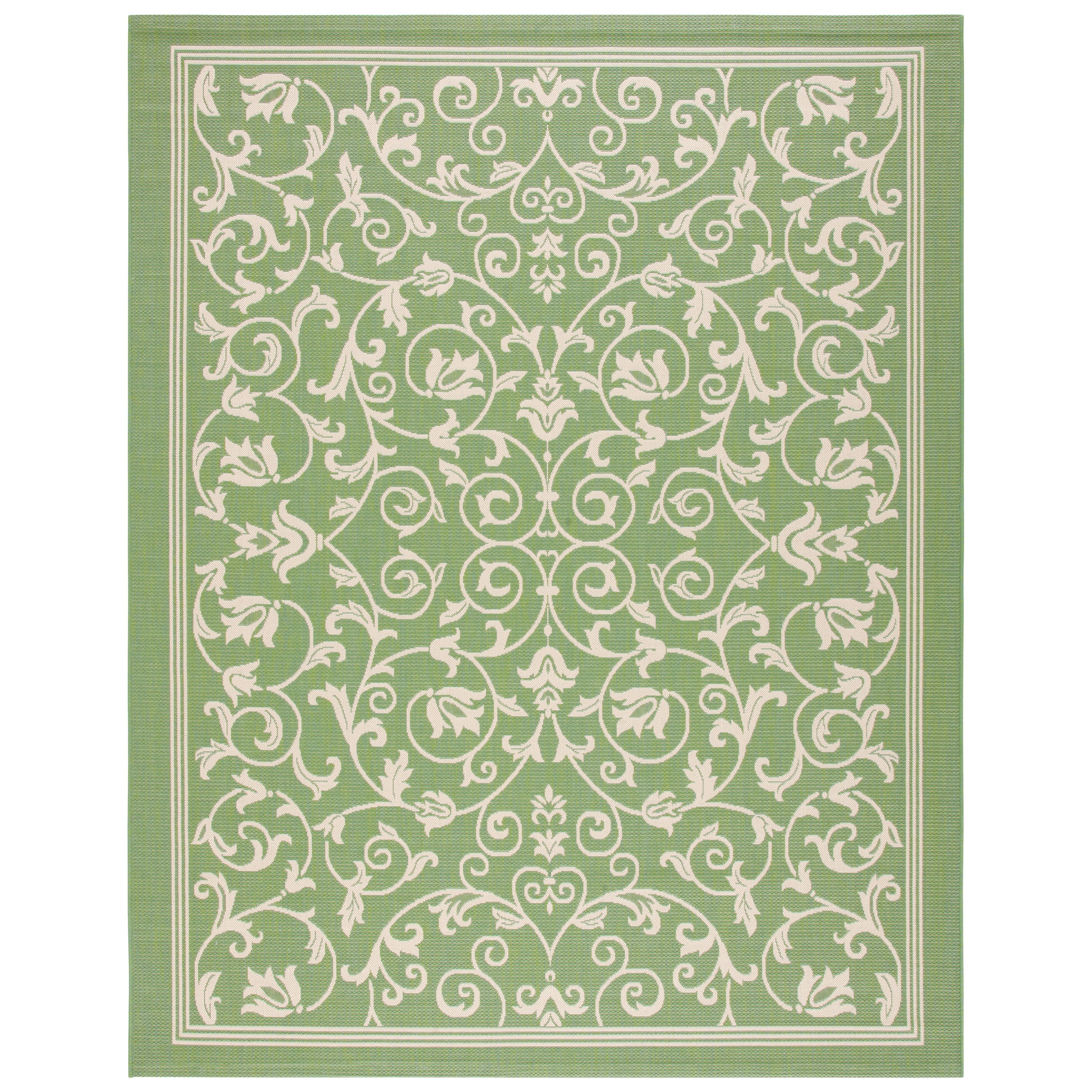 Tapis de jardin imperméable d'intérieur/extérieur SAFAVIEH Courtyard Miljeta