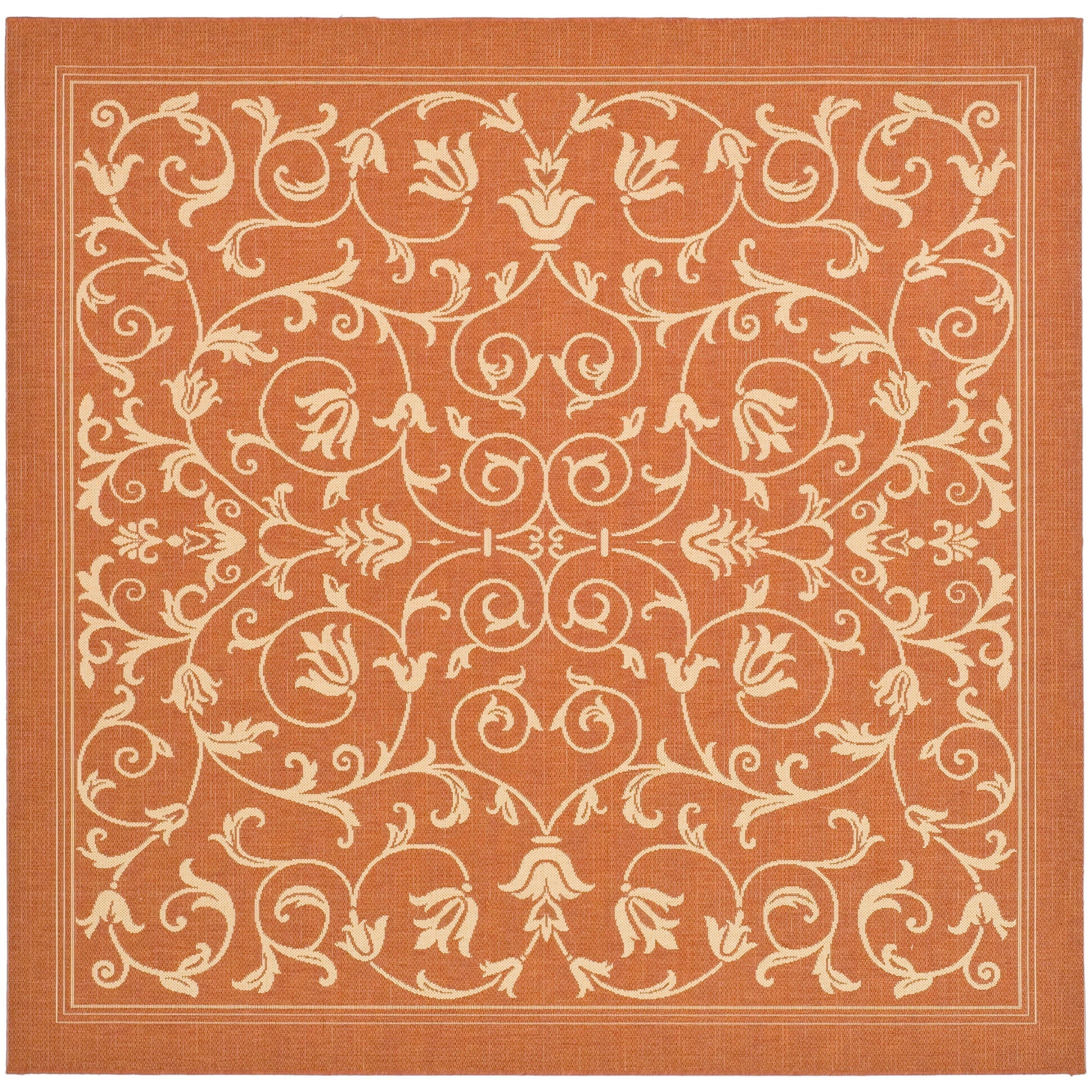 Tapis de jardin imperméable d'intérieur/extérieur SAFAVIEH Courtyard Miljeta