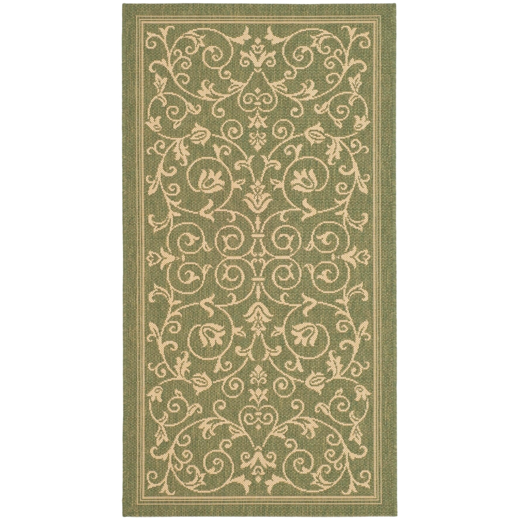 Tapis de jardin imperméable d'intérieur/extérieur SAFAVIEH Courtyard Miljeta
