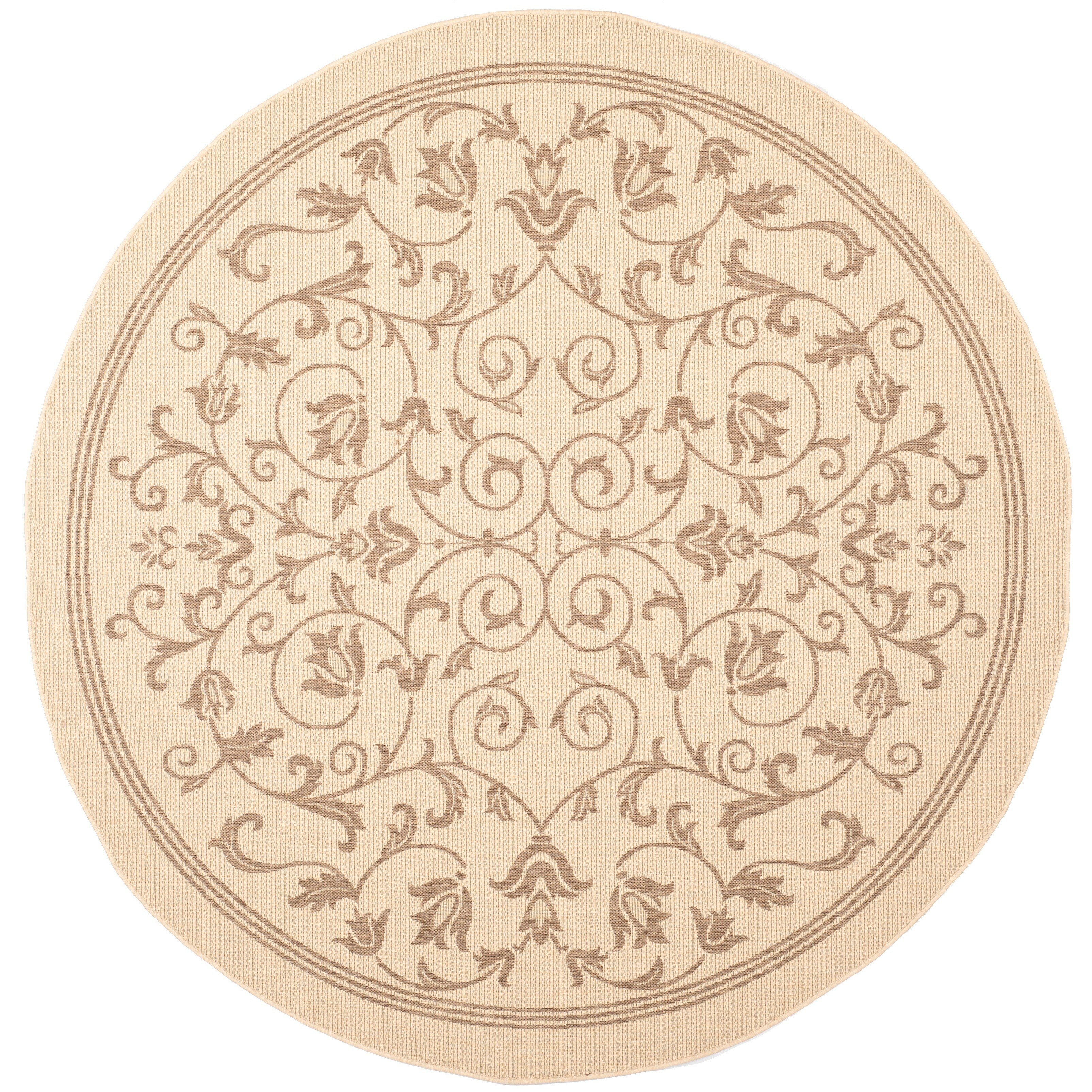 Tapis de jardin imperméable d'intérieur/extérieur SAFAVIEH Courtyard Miljeta