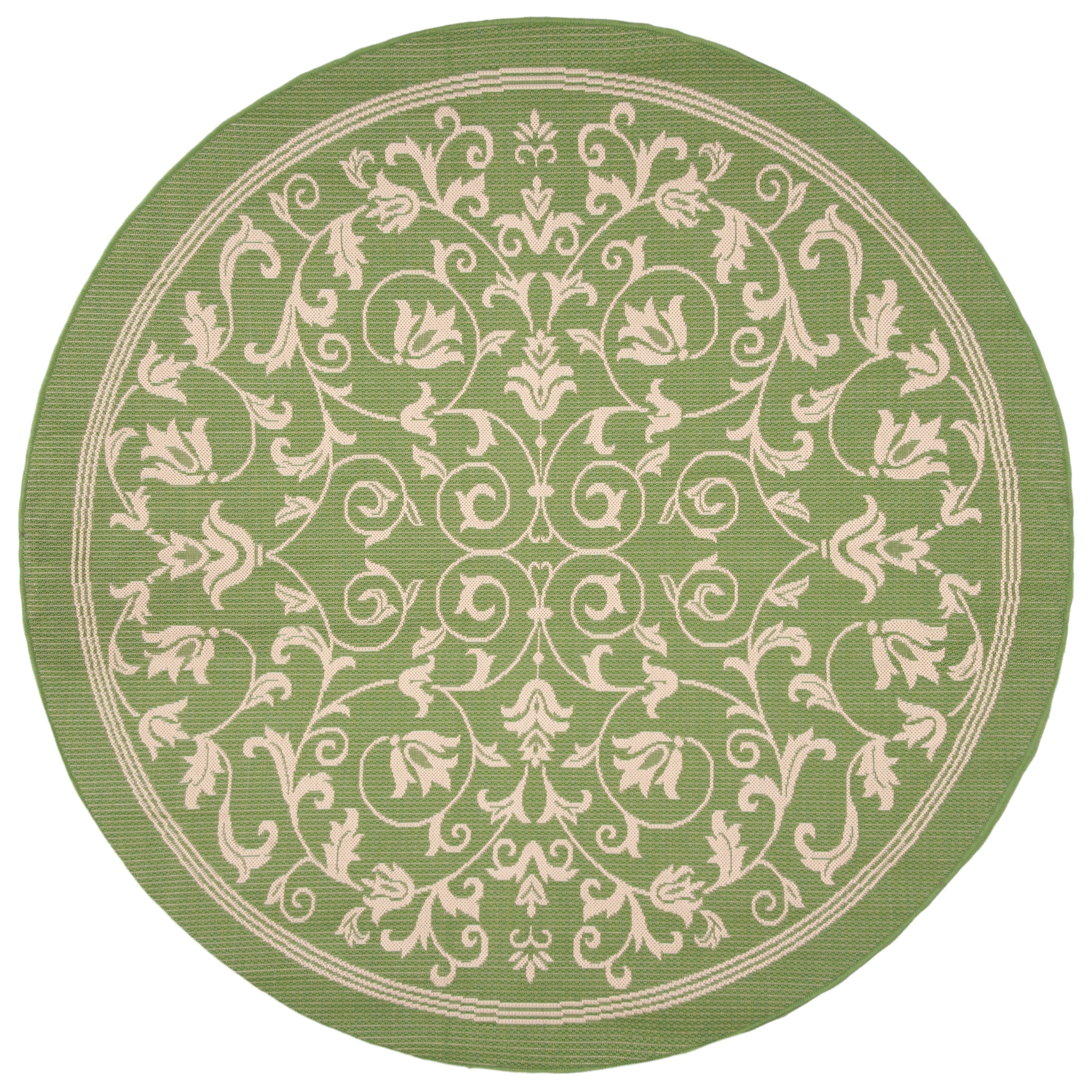 Tapis de jardin imperméable d'intérieur/extérieur SAFAVIEH Courtyard Miljeta