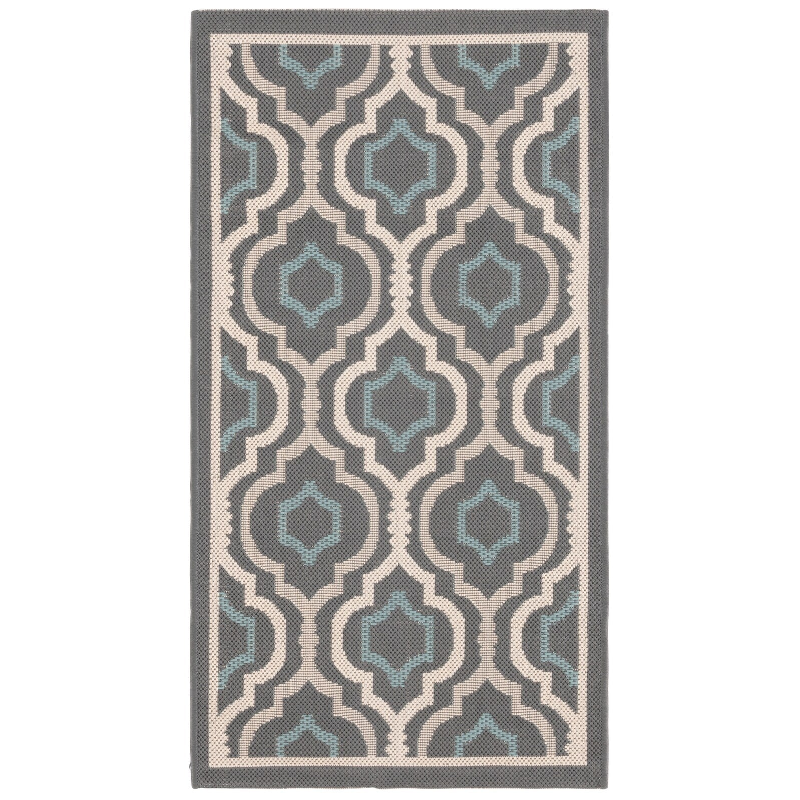 Tapis de jardin imperméable pour intérieur/extérieur SAFAVIEH Courtyard Oyvor