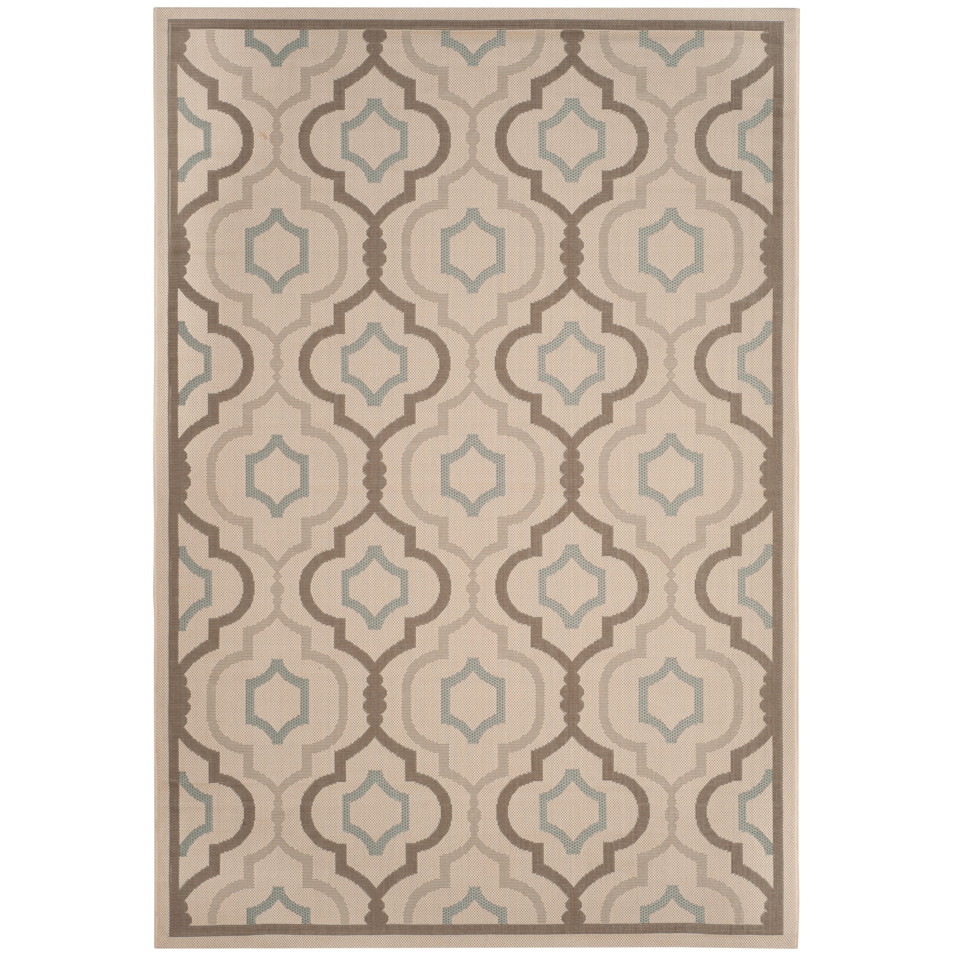 Tapis de jardin imperméable pour intérieur/extérieur SAFAVIEH Courtyard Oyvor