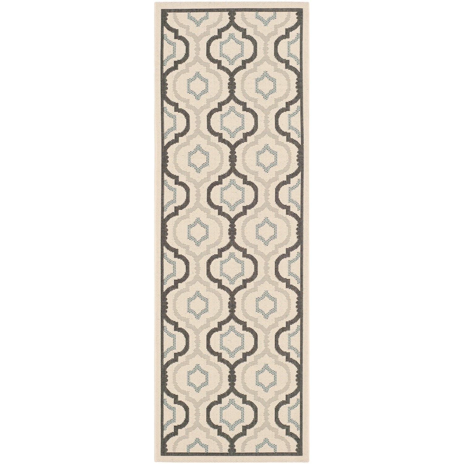 Tapis de jardin imperméable pour intérieur/extérieur SAFAVIEH Courtyard Oyvor