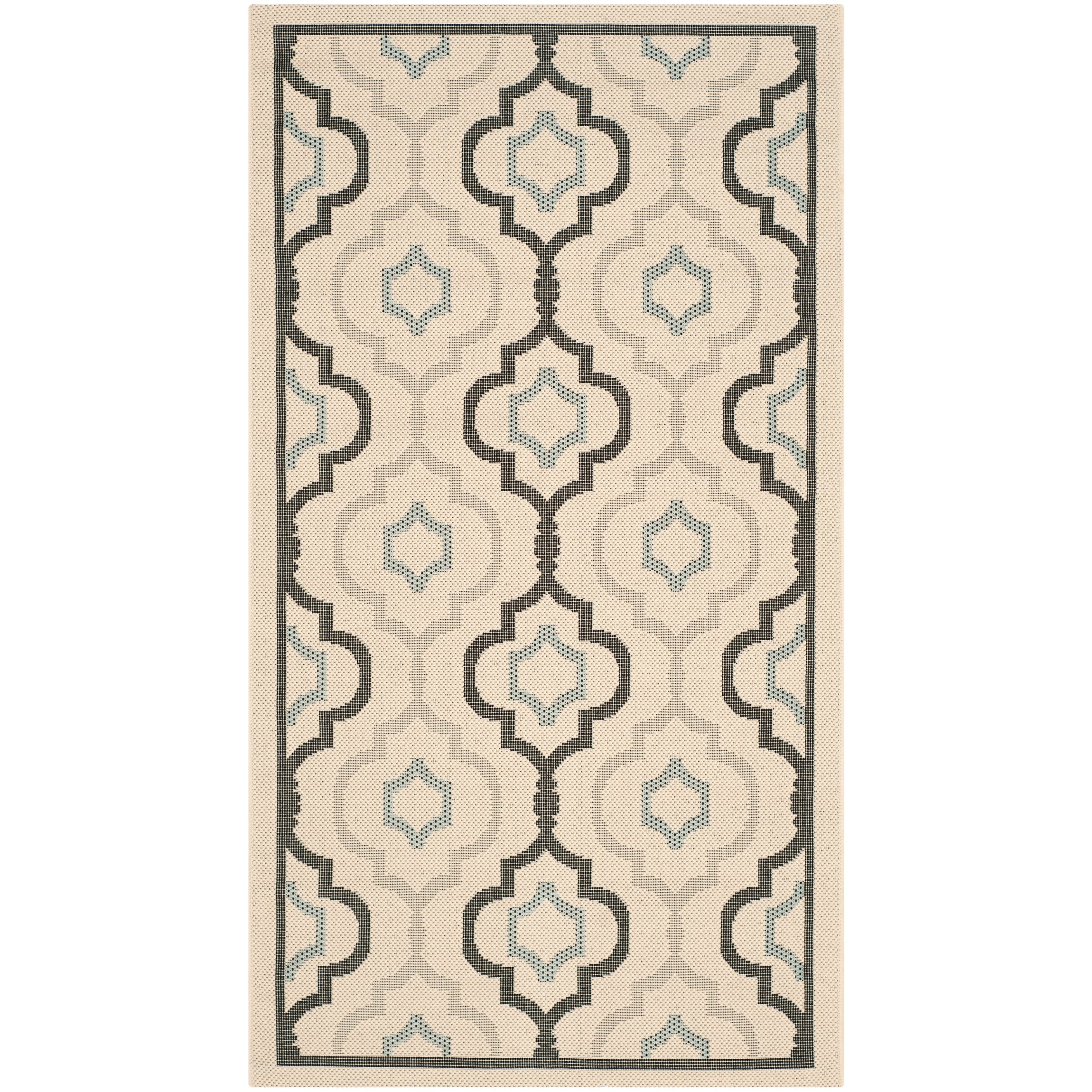 Tapis de jardin imperméable pour intérieur/extérieur SAFAVIEH Courtyard Oyvor