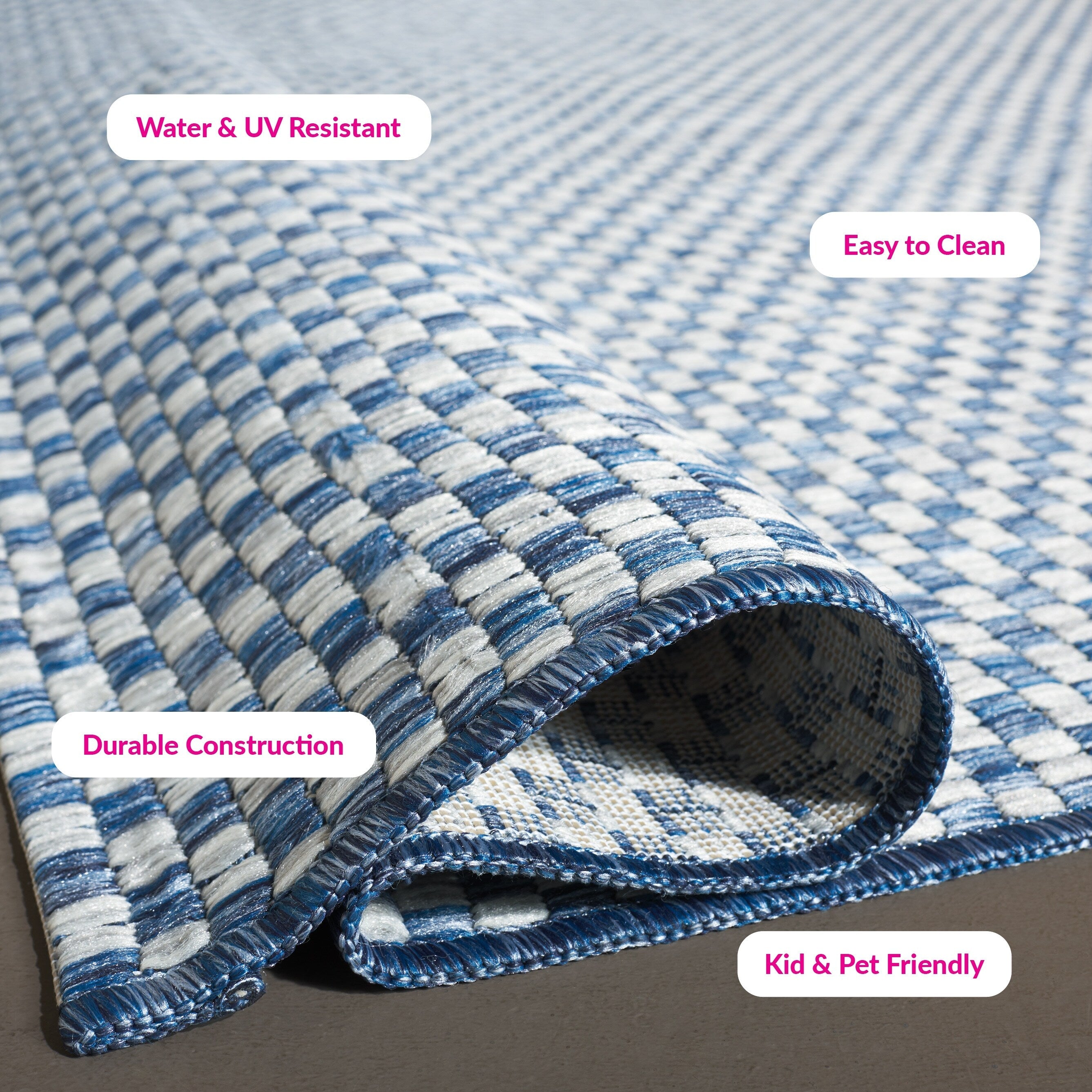 Tapis de jardin imperméable pour intérieur/extérieur SAFAVIEH Courtyard Ragini