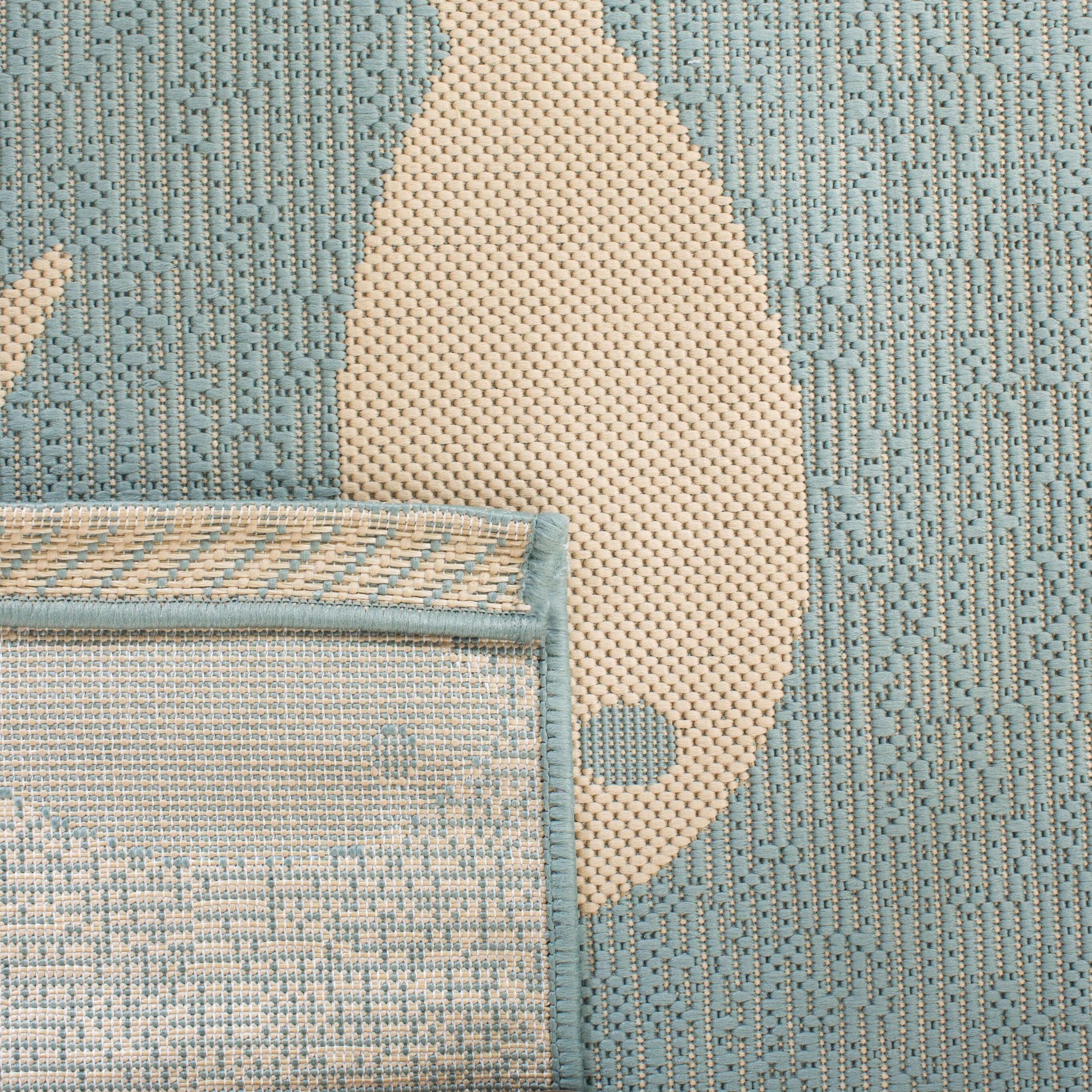 Tapis de jardin imperméable pour intérieur/extérieur SAFAVIEH Courtyard Ragne