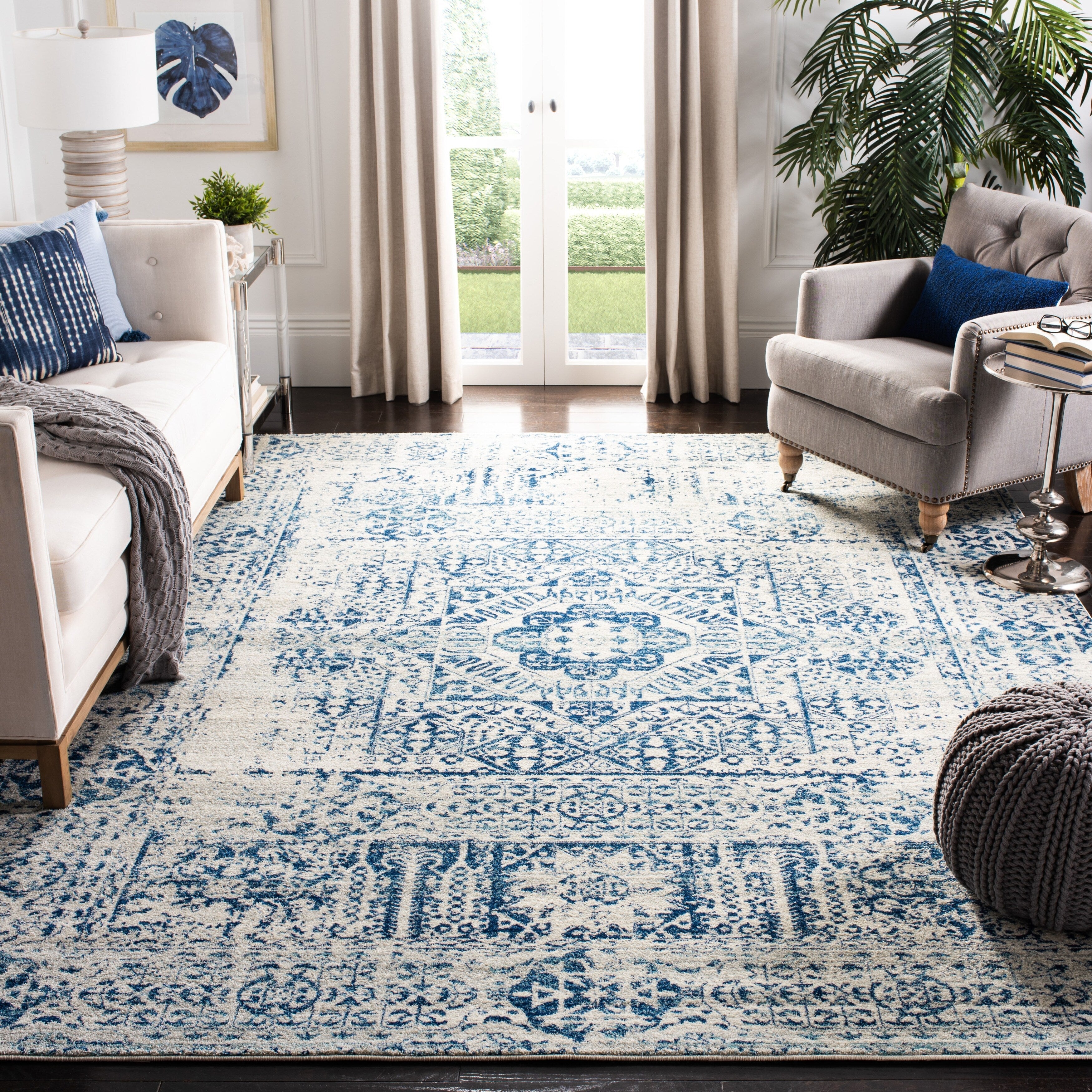 Tapis SAFAVIEH Evoke Gioia Vintage Boho Medallion vieilli