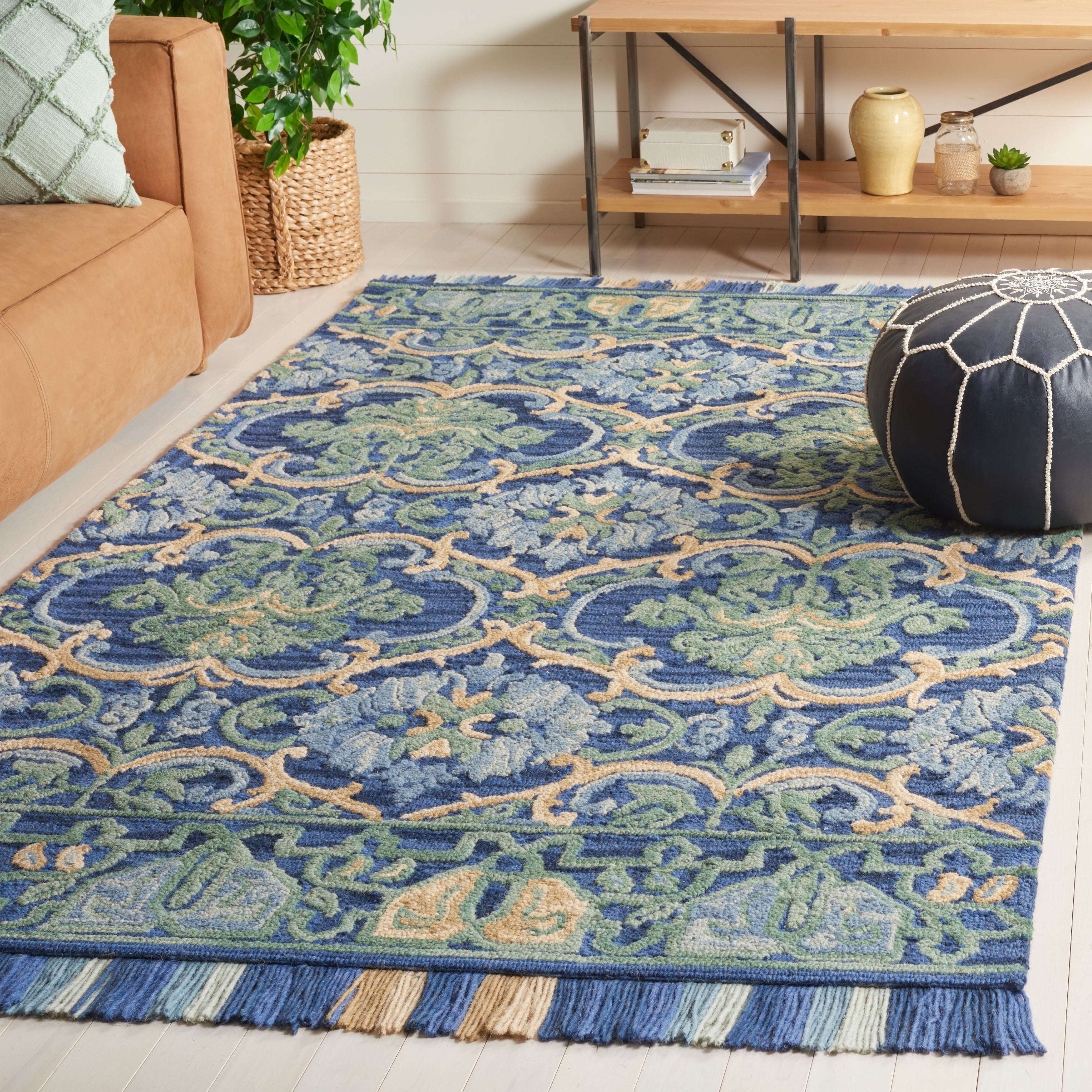 Tapis en laine floral SAFAVIEH fait main Blossom Porzia