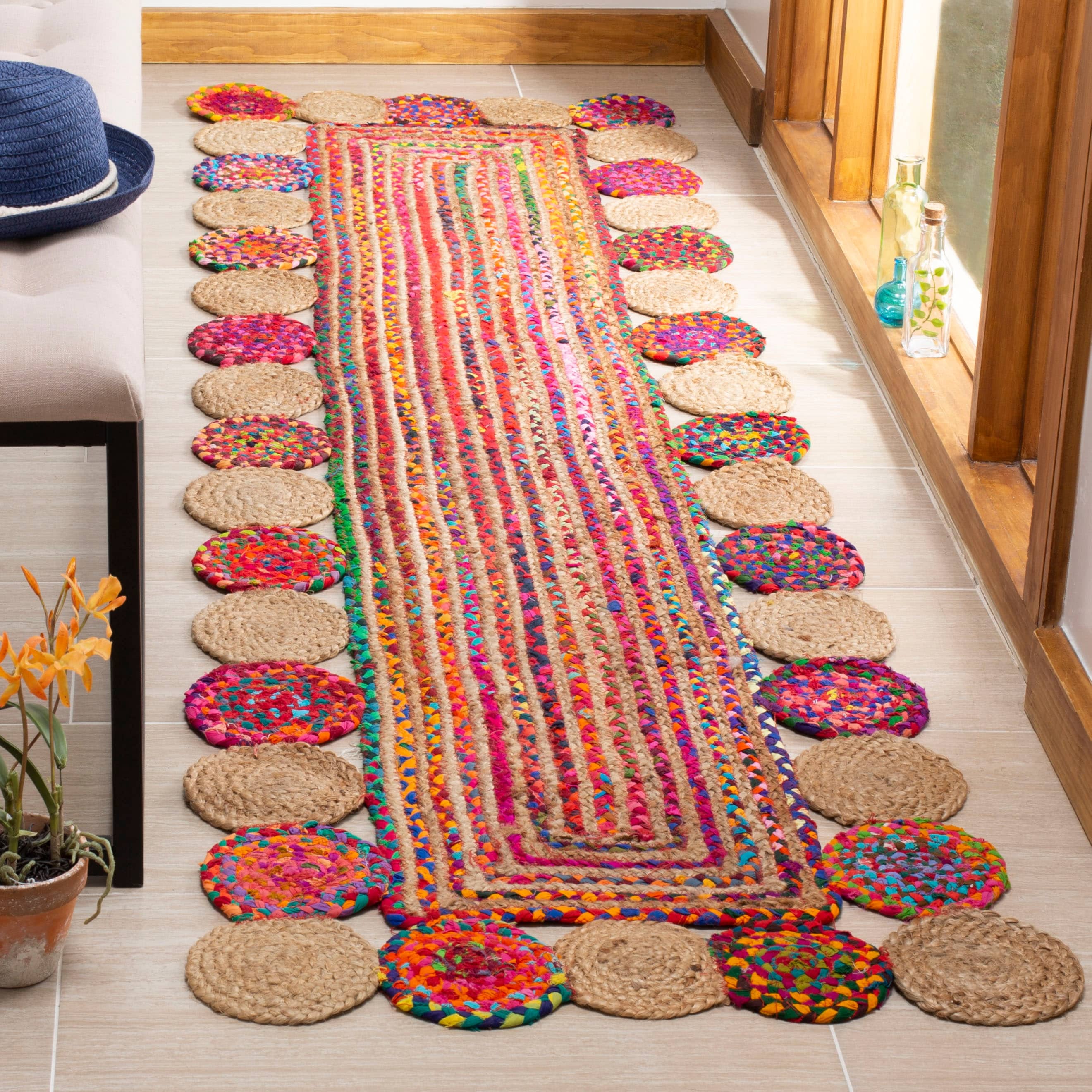Tapis côtier en jute SAFAVIEH Cape Cod Diora fait main