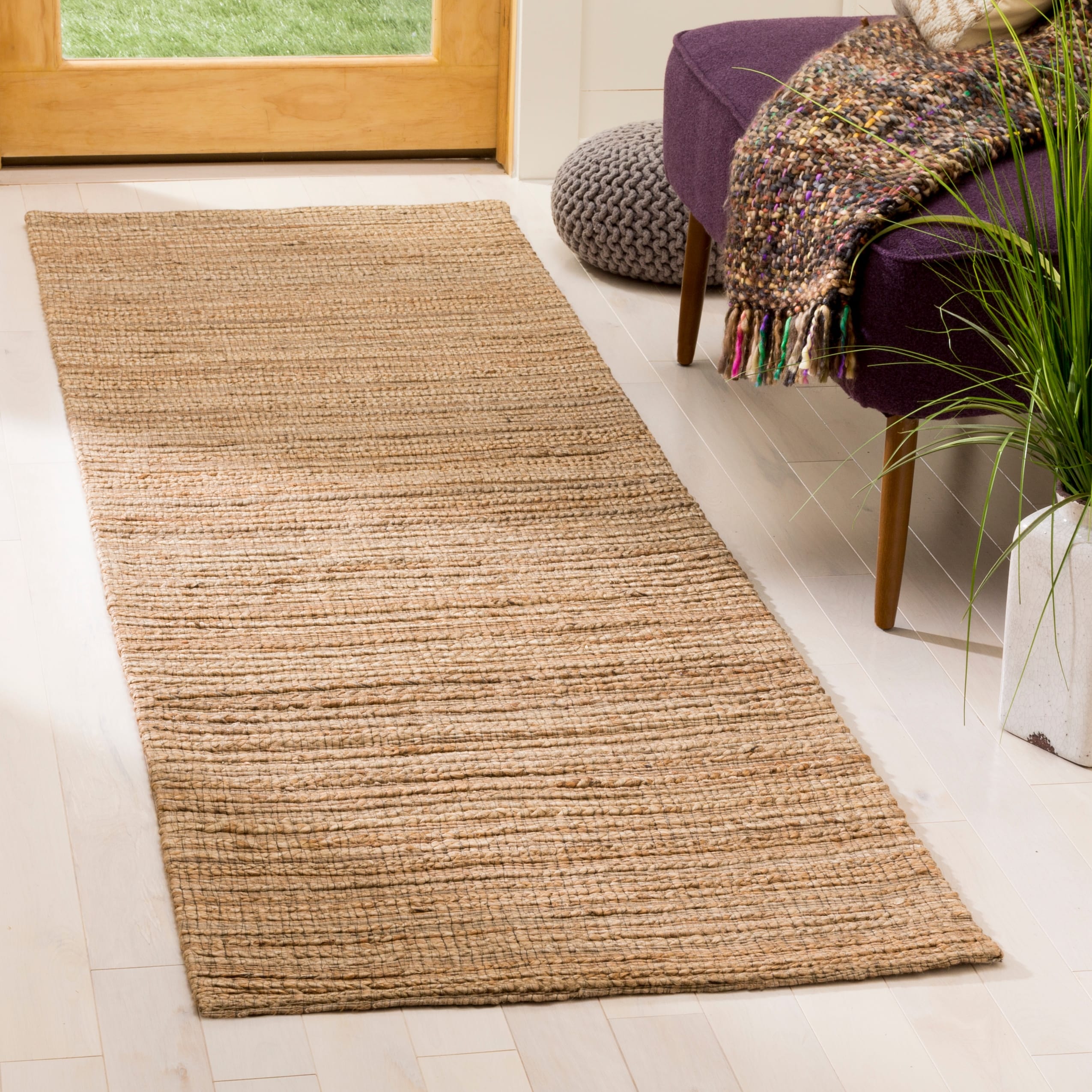 Tapis côtier en jute Snezanka de Cape Cod fait main SAFAVIEH