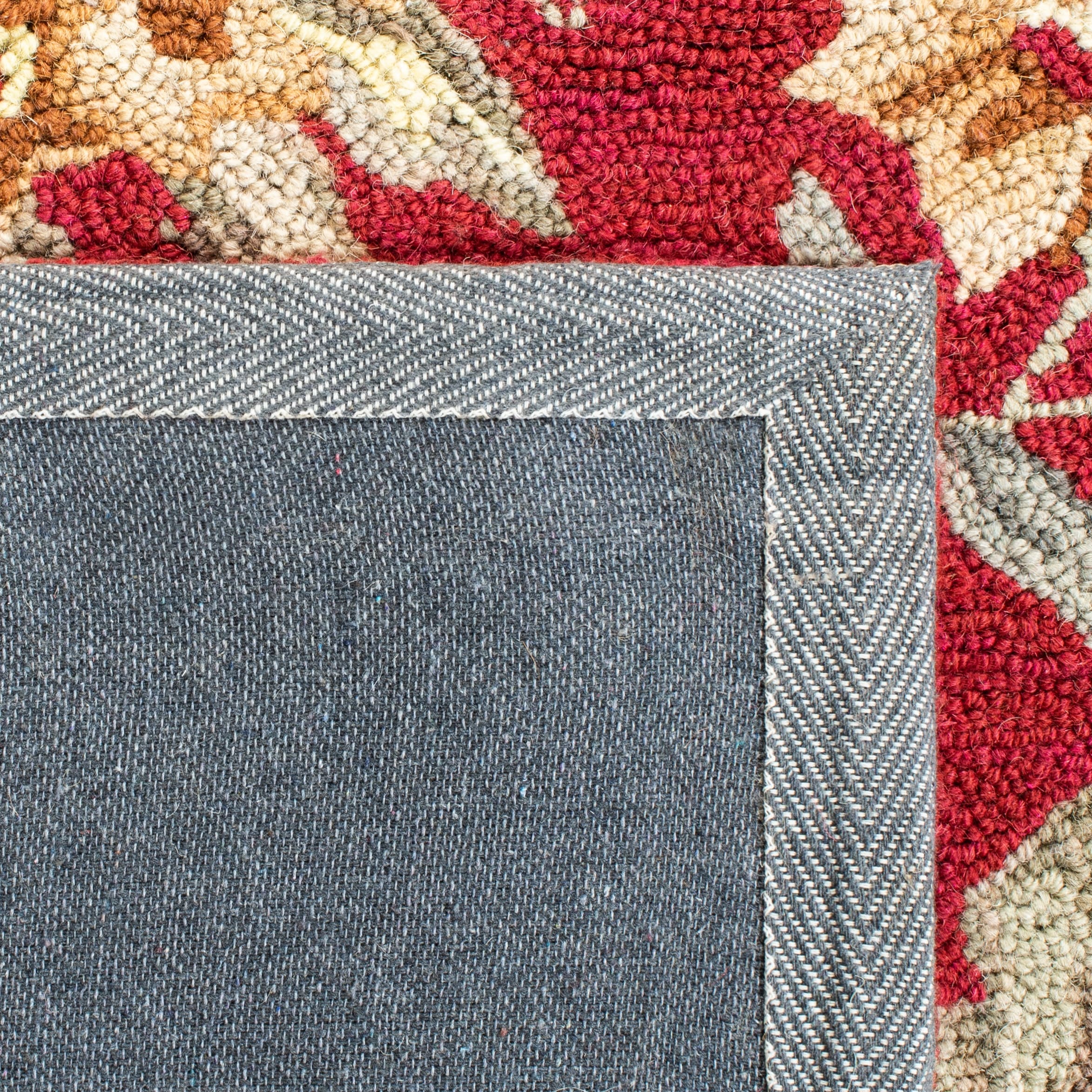 Tapis en laine floral fait main Chelsea Malda de style campagnard français SAFAVIEH