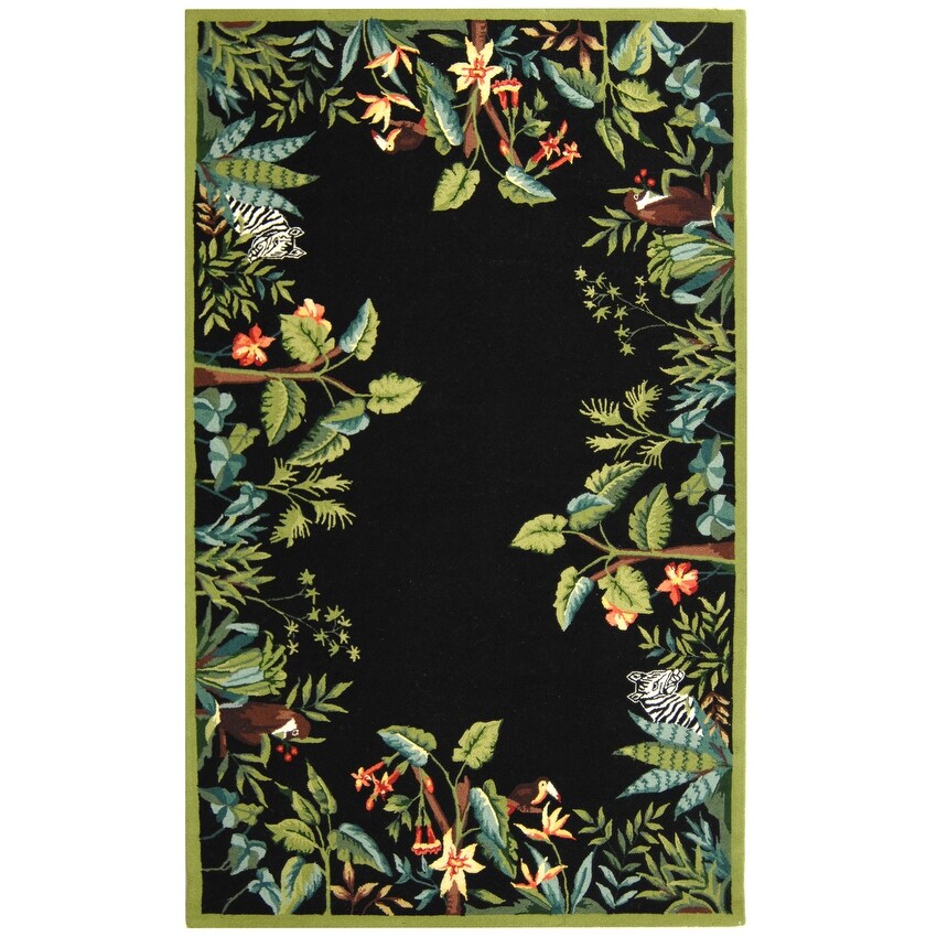 Tapis en laine fait main Chelsea Margrieta de style campagnard français SAFAVIEH