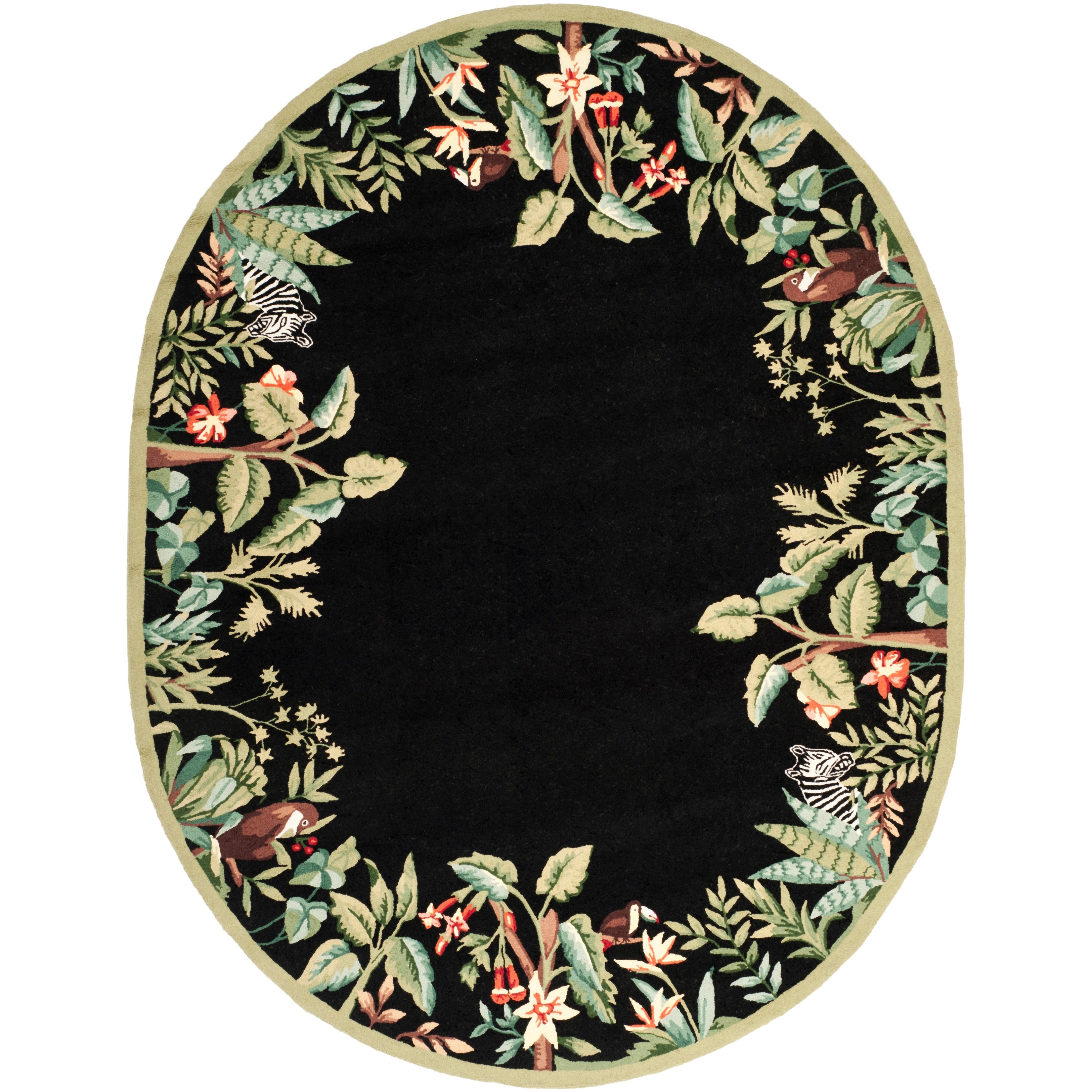 Tapis en laine fait main Chelsea Margrieta de style campagnard français SAFAVIEH