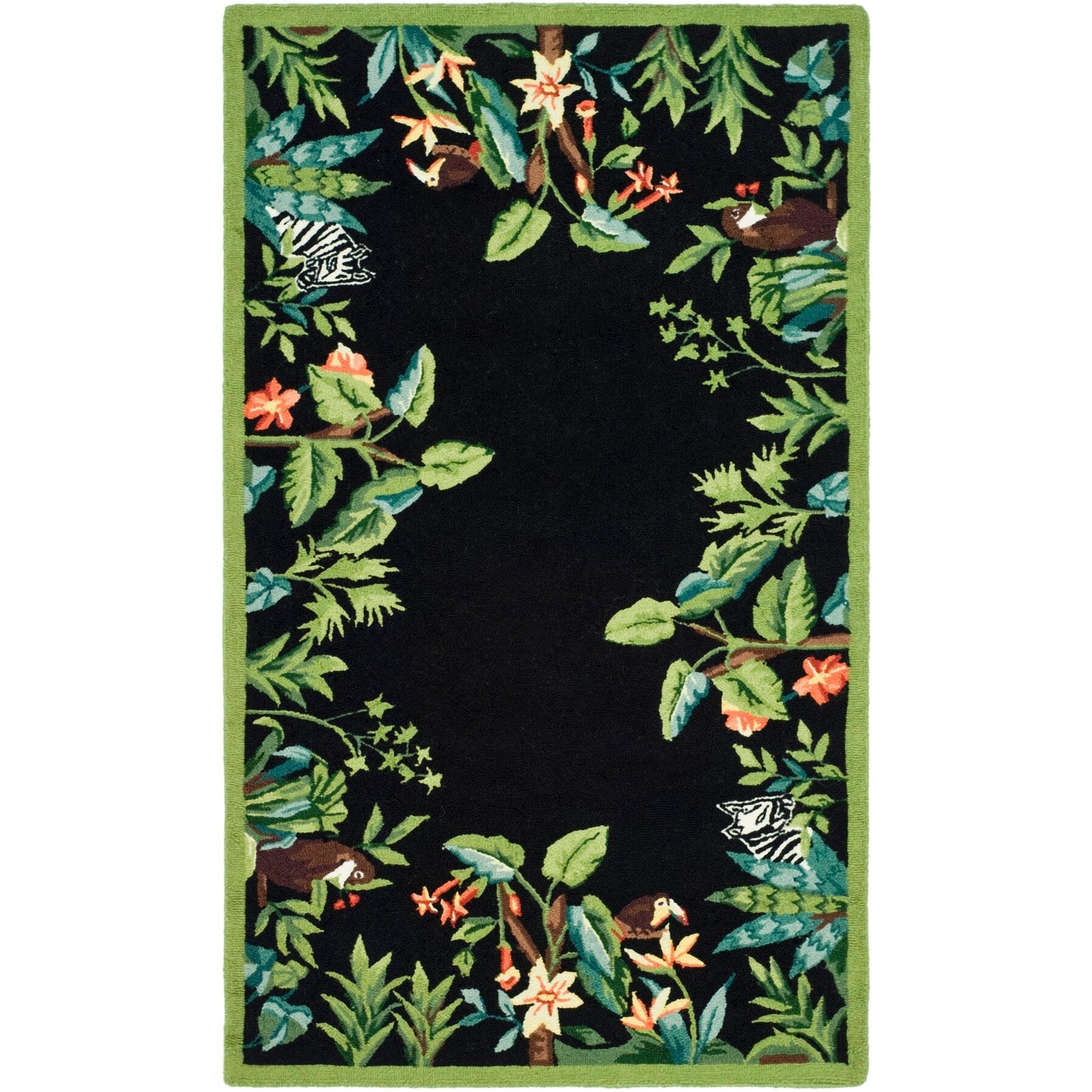 Tapis en laine fait main Chelsea Margrieta de style campagnard français SAFAVIEH