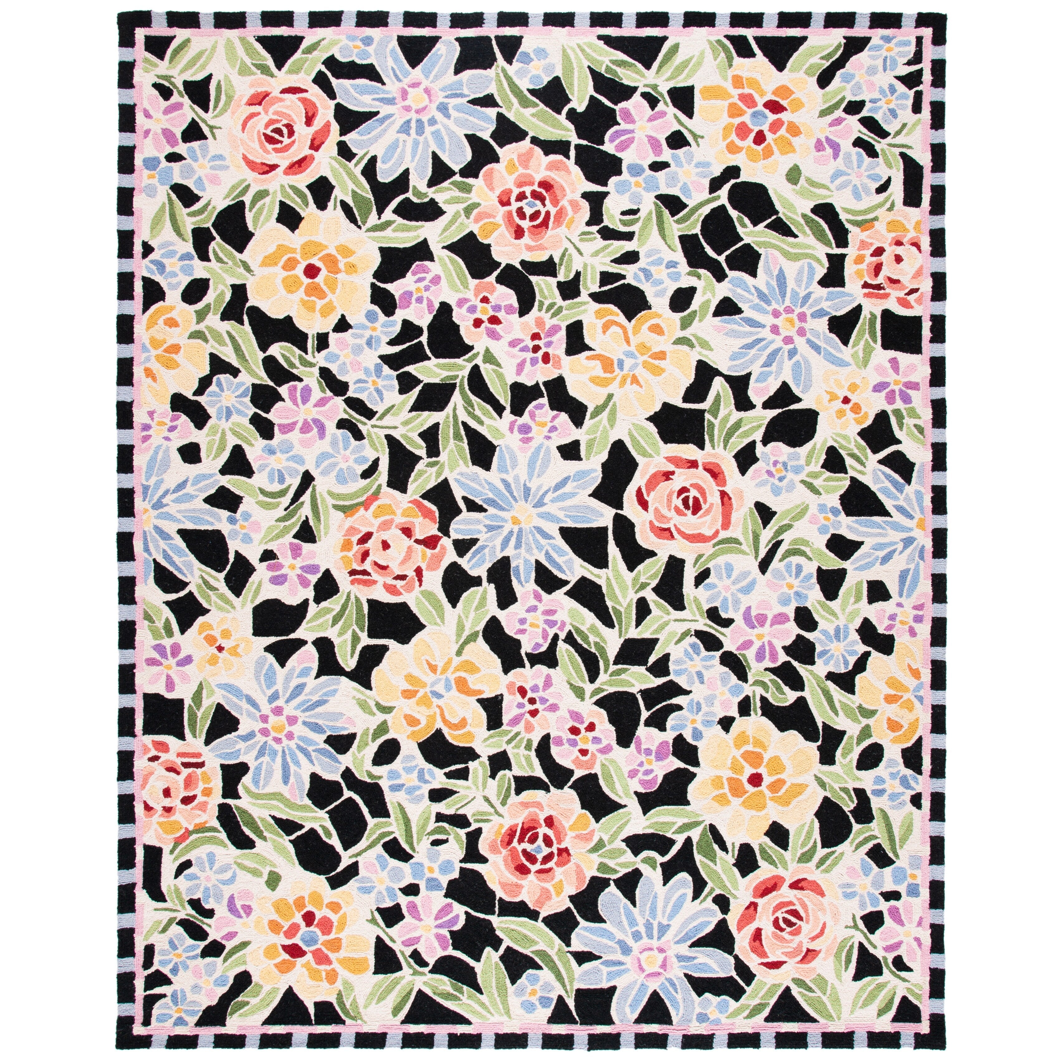 Tapis en laine floral Chelsea Sprig fait main SAFAVIEH