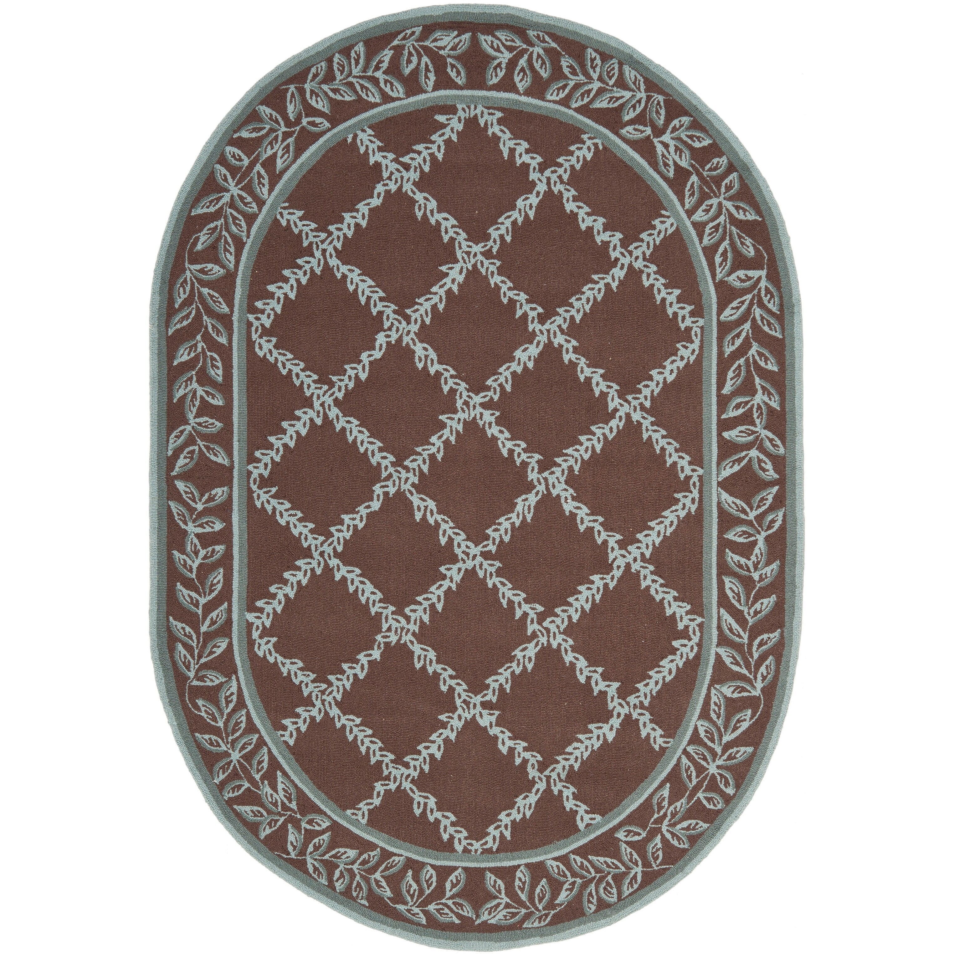 Tapis en laine fait main Chelsea Sunstripe Treillis de style campagnard français SAFAVIEH