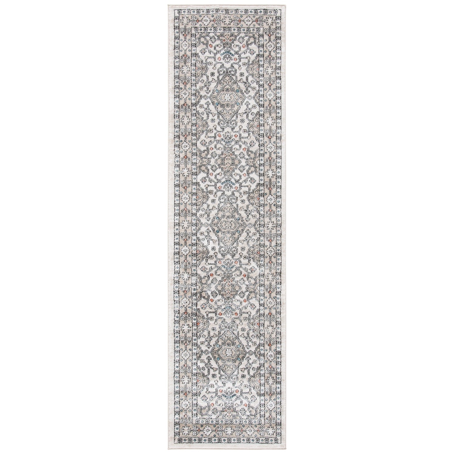 Tapis en laine floral Chelsea Yauhenia fait main SAFAVIEH de style campagnard français