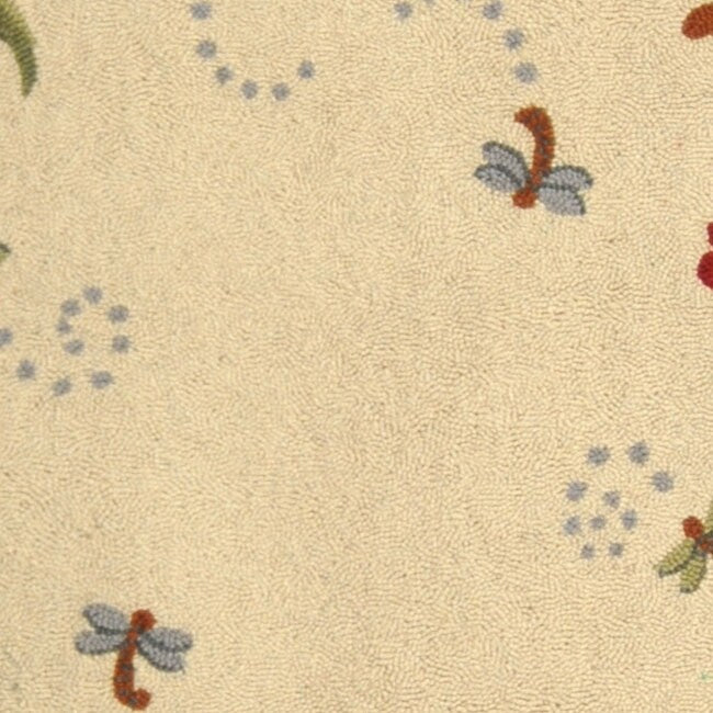 Tapis en laine fait main Chelsea Yauheniya de style coq de campagne française SAFAVIEH