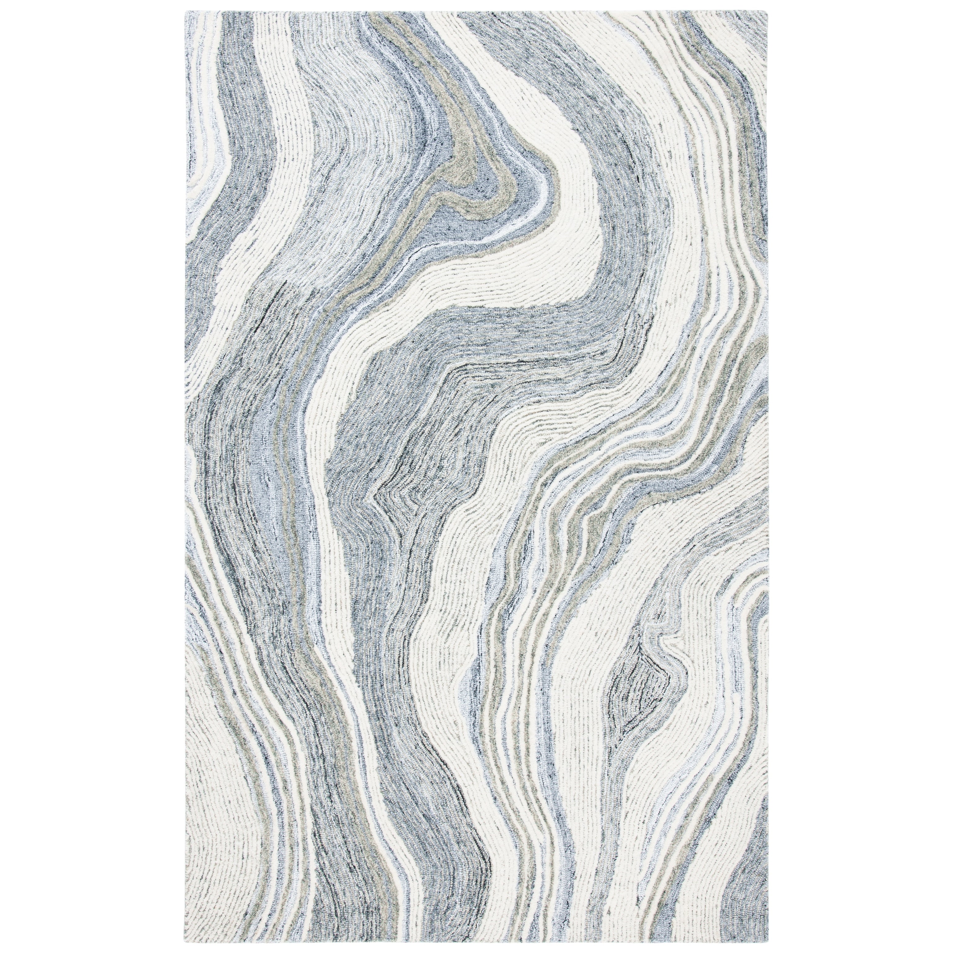 Tapis en laine abstrait moderne Klari de Fifth Avenue fait main SAFAVIEH