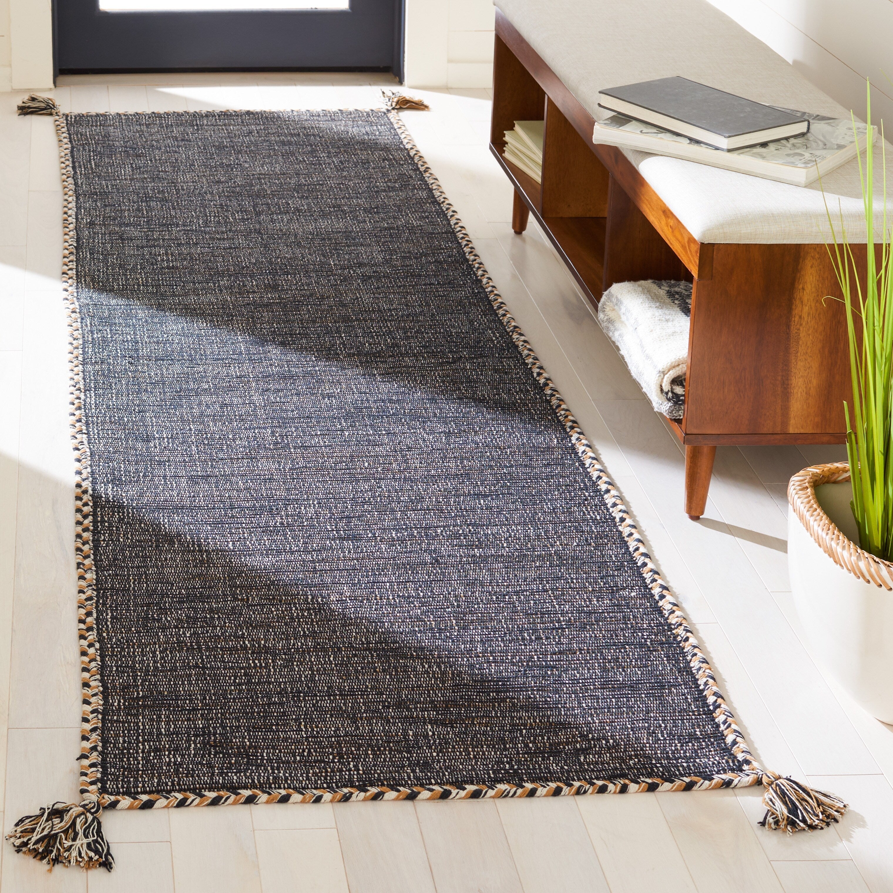 Tapis décontracté en coton tissé à plat Montauk Jahi de SAFAVIEH