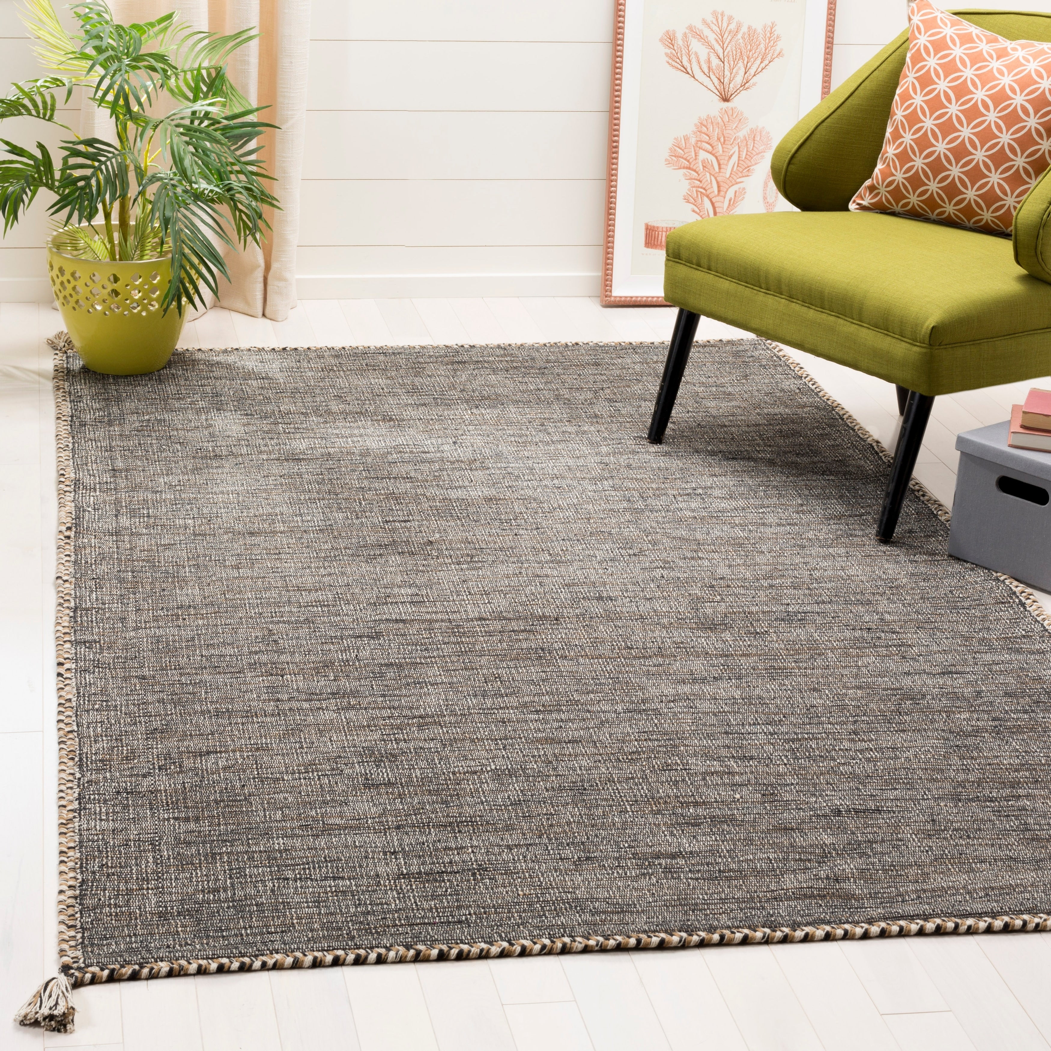 Tapis décontracté en coton tissé à plat Montauk Jahi de SAFAVIEH